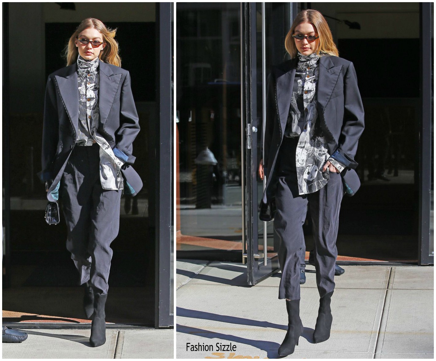 Gigi  Hadid  In Vivienne Westwood – Out In New York