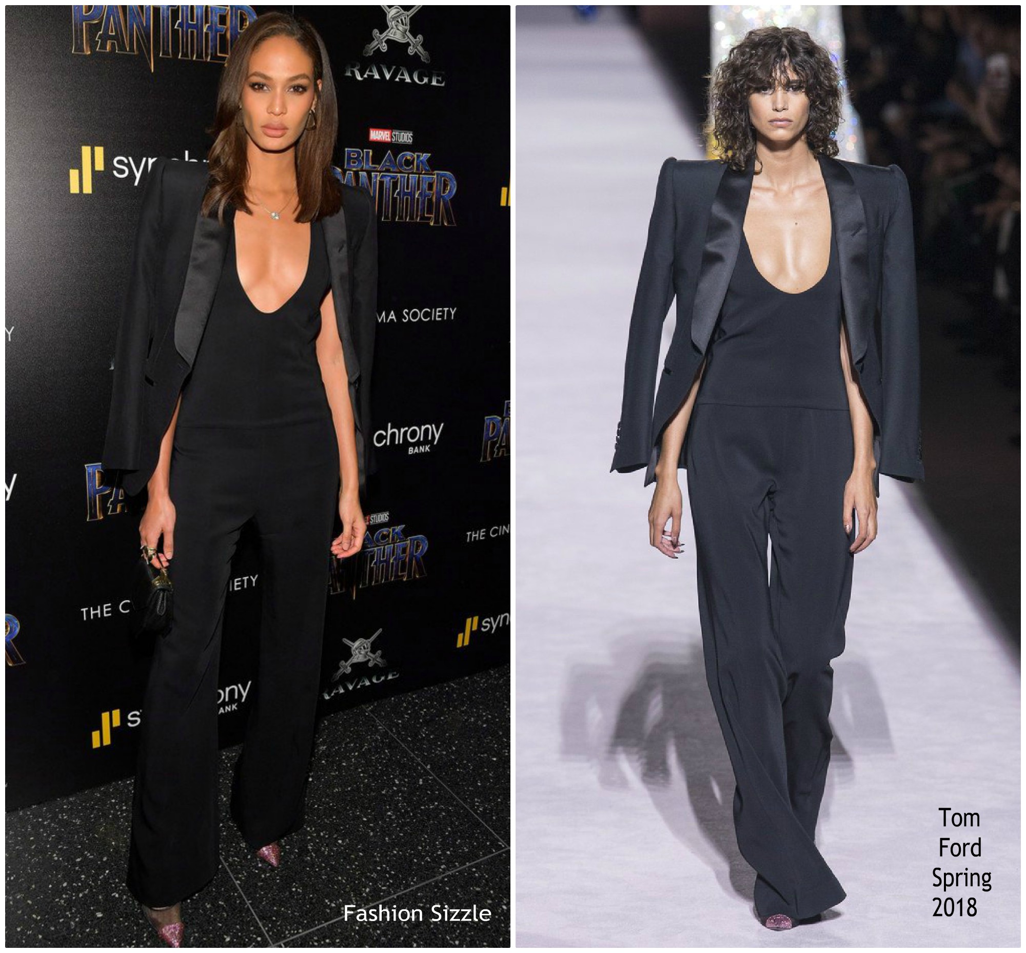Joan Smalls In Tom Ford Black Panther New York Screening
