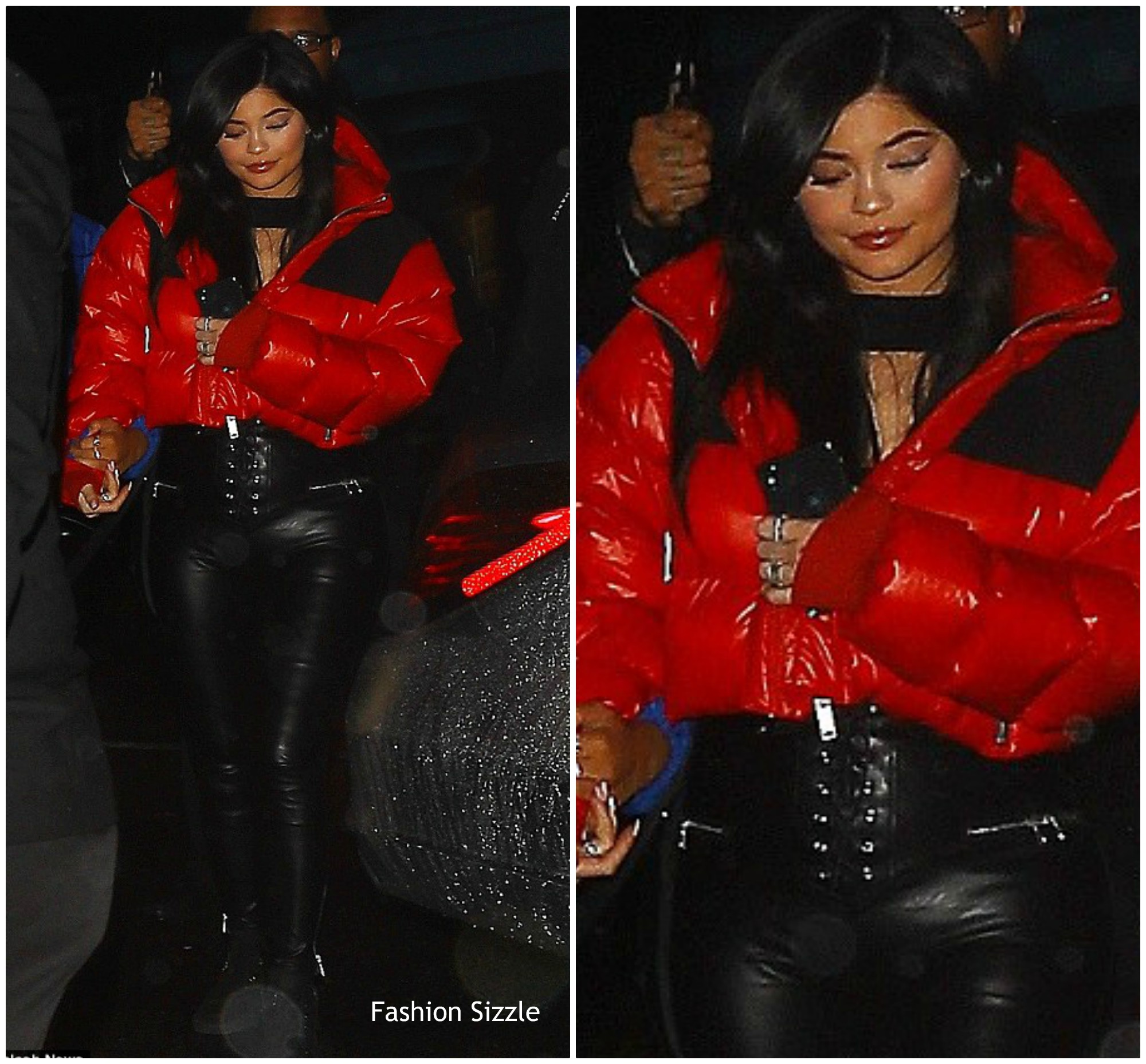 Kylie Jenner  In  Unravel Jacket @   Tristan Thompson’s Birthday Party In LA