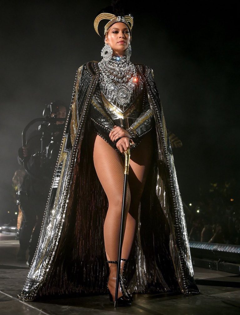 Beyonce Knowles In Custom Balmain Coachella