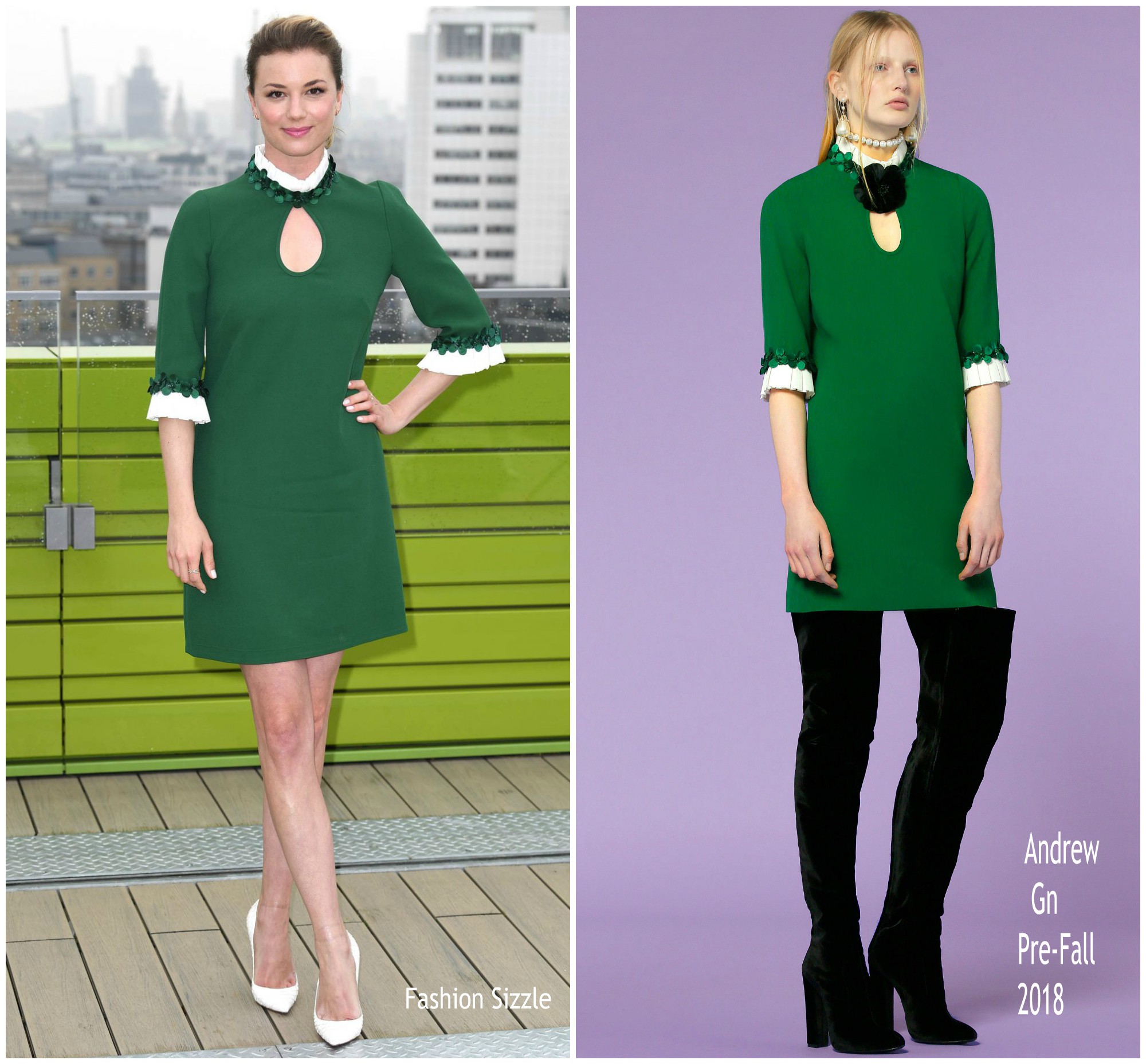 Emily VanCamp In Andrew Gn  @  ‘The Resident’ London Photocall