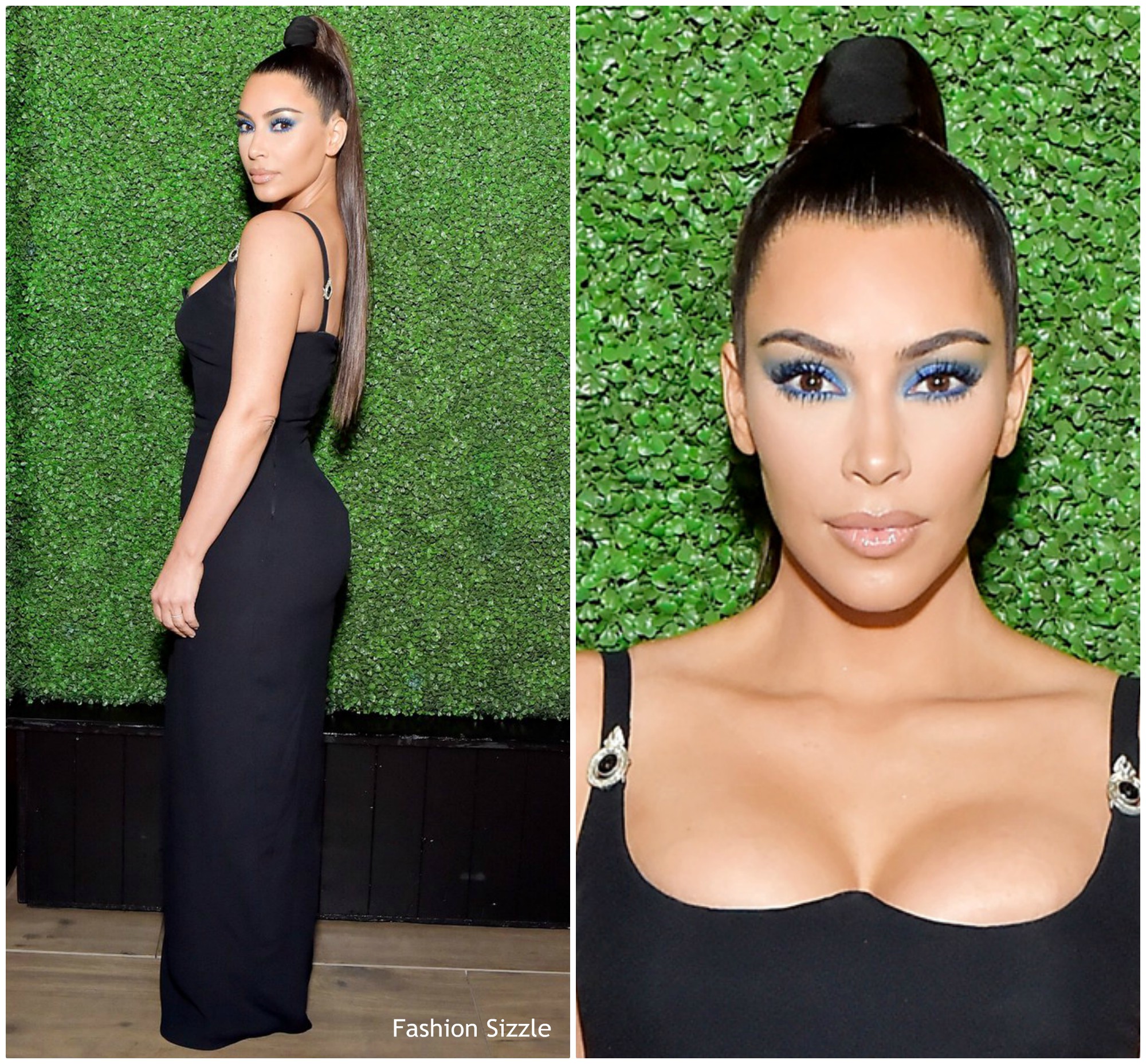 Kim Kardashian West in Versace @  KKW x Mario Dinner In LA