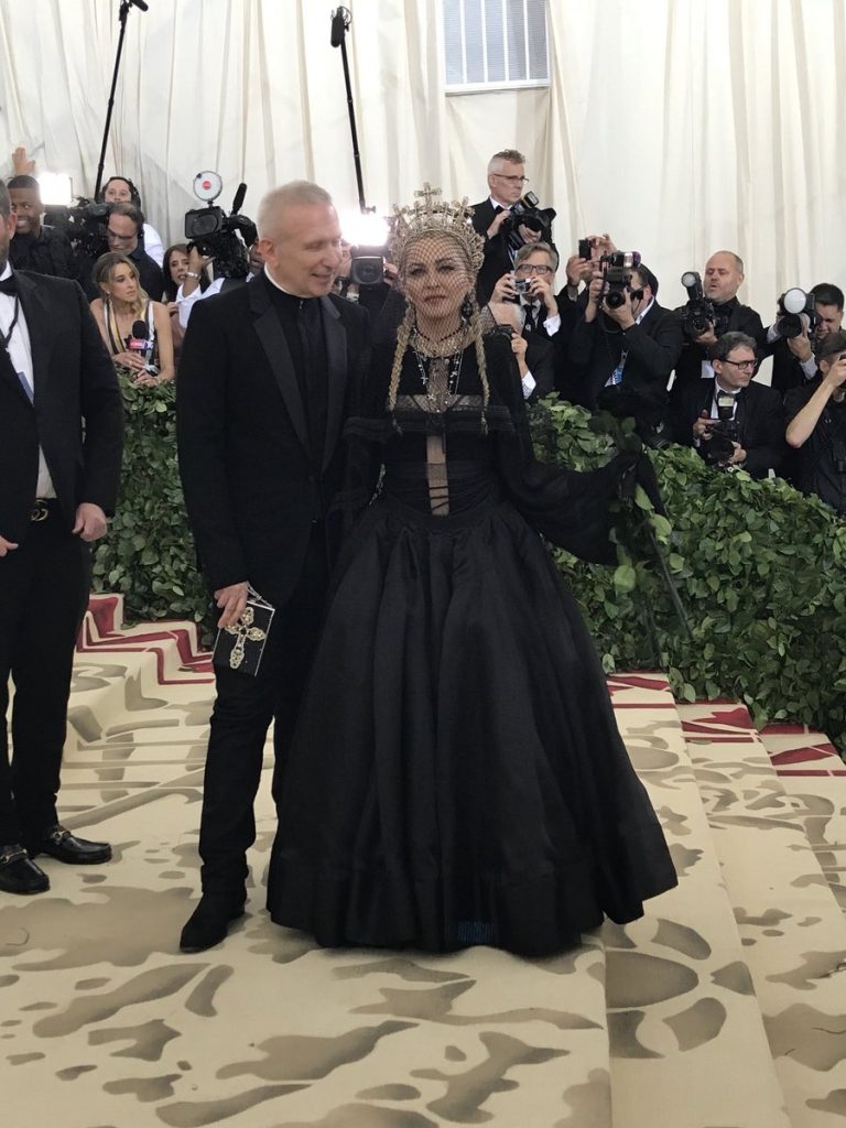 Madonna In Jean Paul Gaultier Couture @ 2018 Met Gala - Fashionsizzle