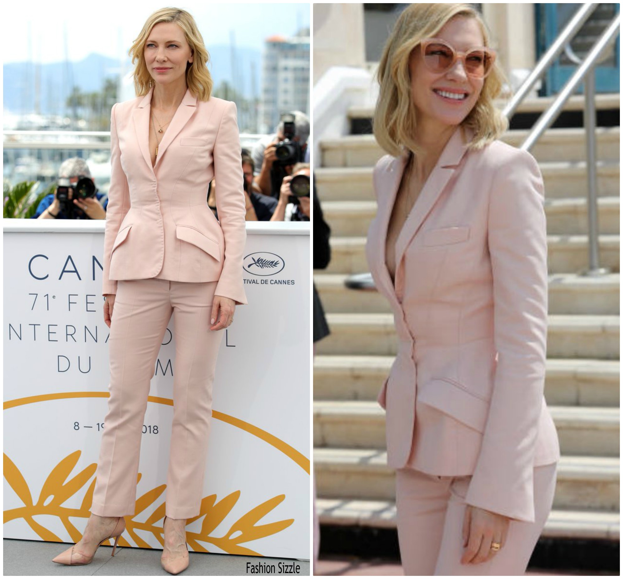 Cate Blanchett In Stella McCartney  @  2018 Cannes Film Festival Jury Photocall