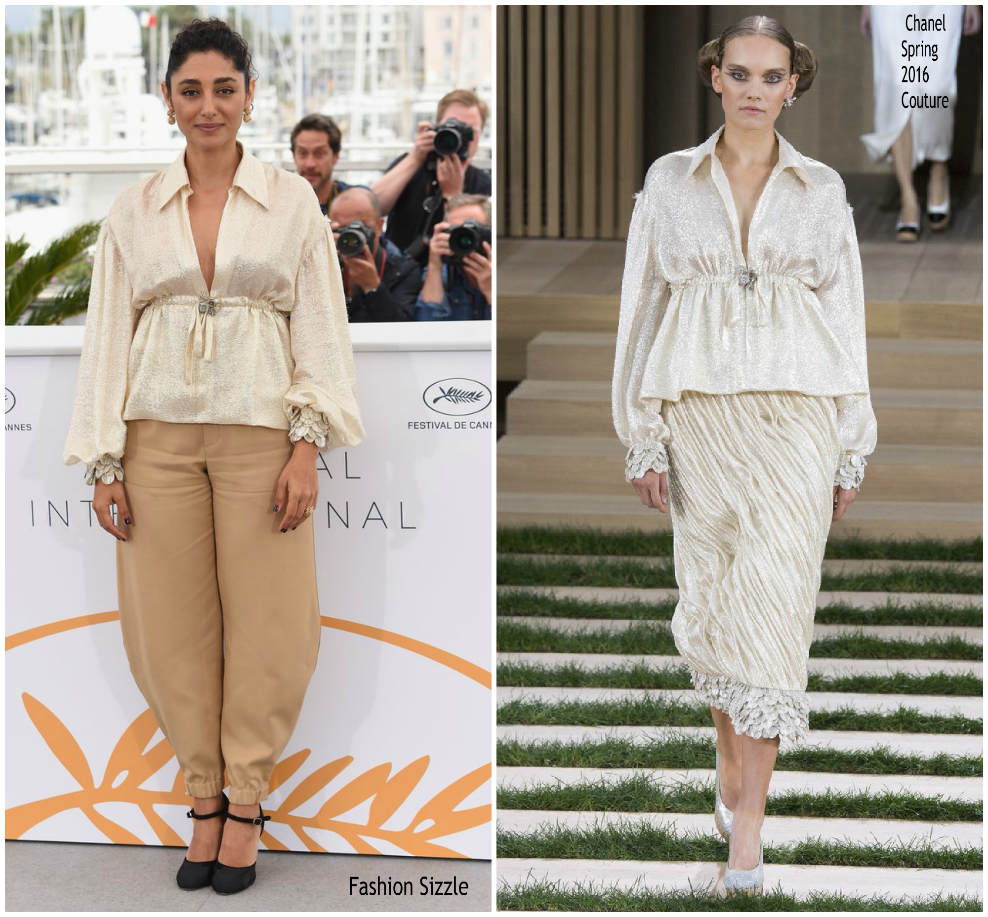 Golshifteh Farahani  In Chanel Couture  @ “Girls Of The Sun” Cannes Film Festival Photocall