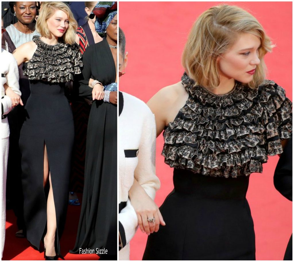 Léa Seydoux In Louis Vuitton @ @ Jurors Protest At The ‘Girls Of The ...