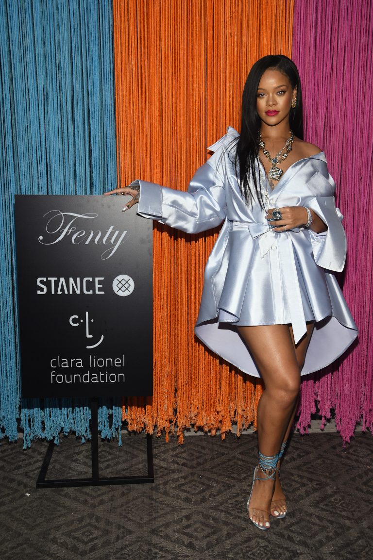 Rihanna In Matthew Adams Dolan @ Stance x Clara Lionel Foundation Event
