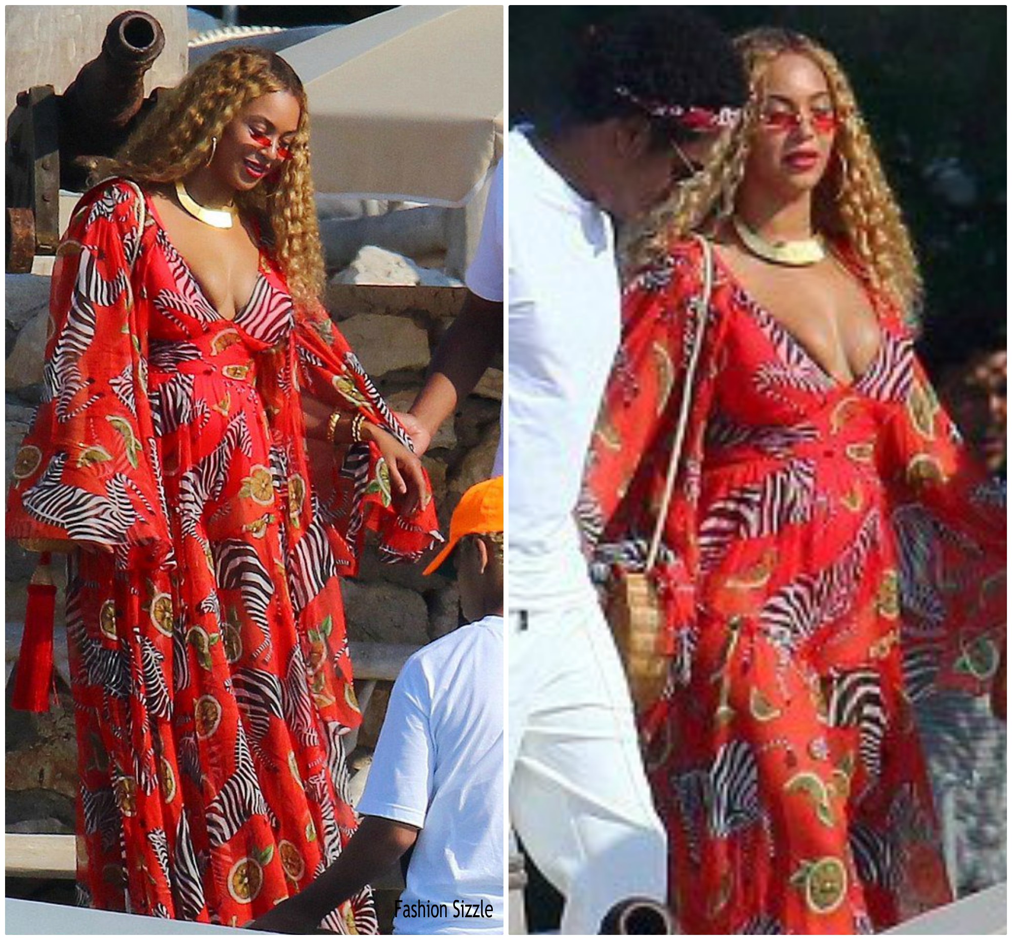 Beyoncé Knowles  In Dolce & Gabbana  Out In Cannes