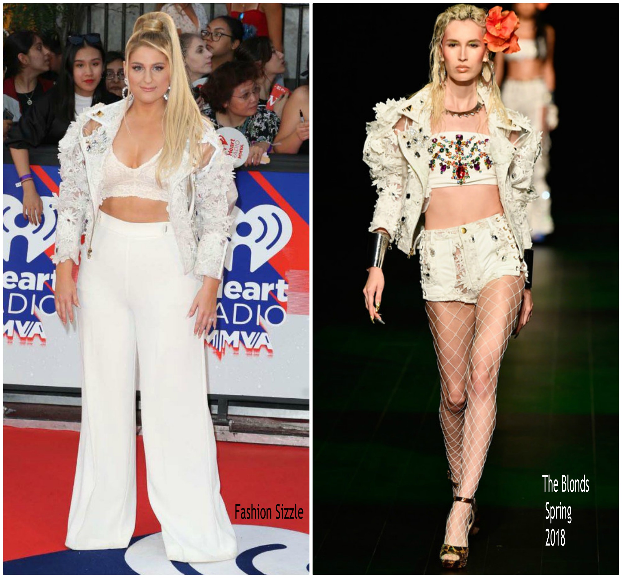Meghan Trainor In The Blonds  @ 2018 iHeartRADIO MuchMusic Video Awards