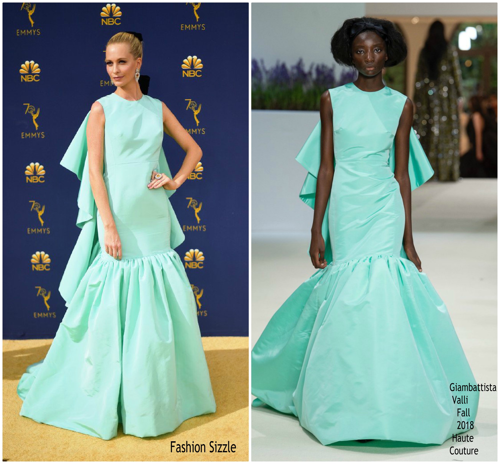 Poppy Delevingne In Giambattista Valli Haute Couture @ 2018 Emmy Awards