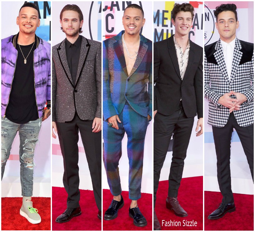 2018 American Music Awards Menswear  Redcarpet