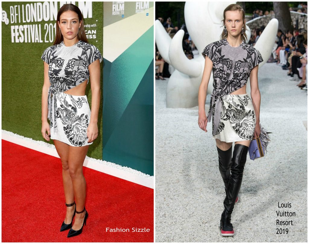 Adele Exarchopoulos in Louis Vuitton at 'The White Crow' 62nd BFI London  Film Festival Premiere