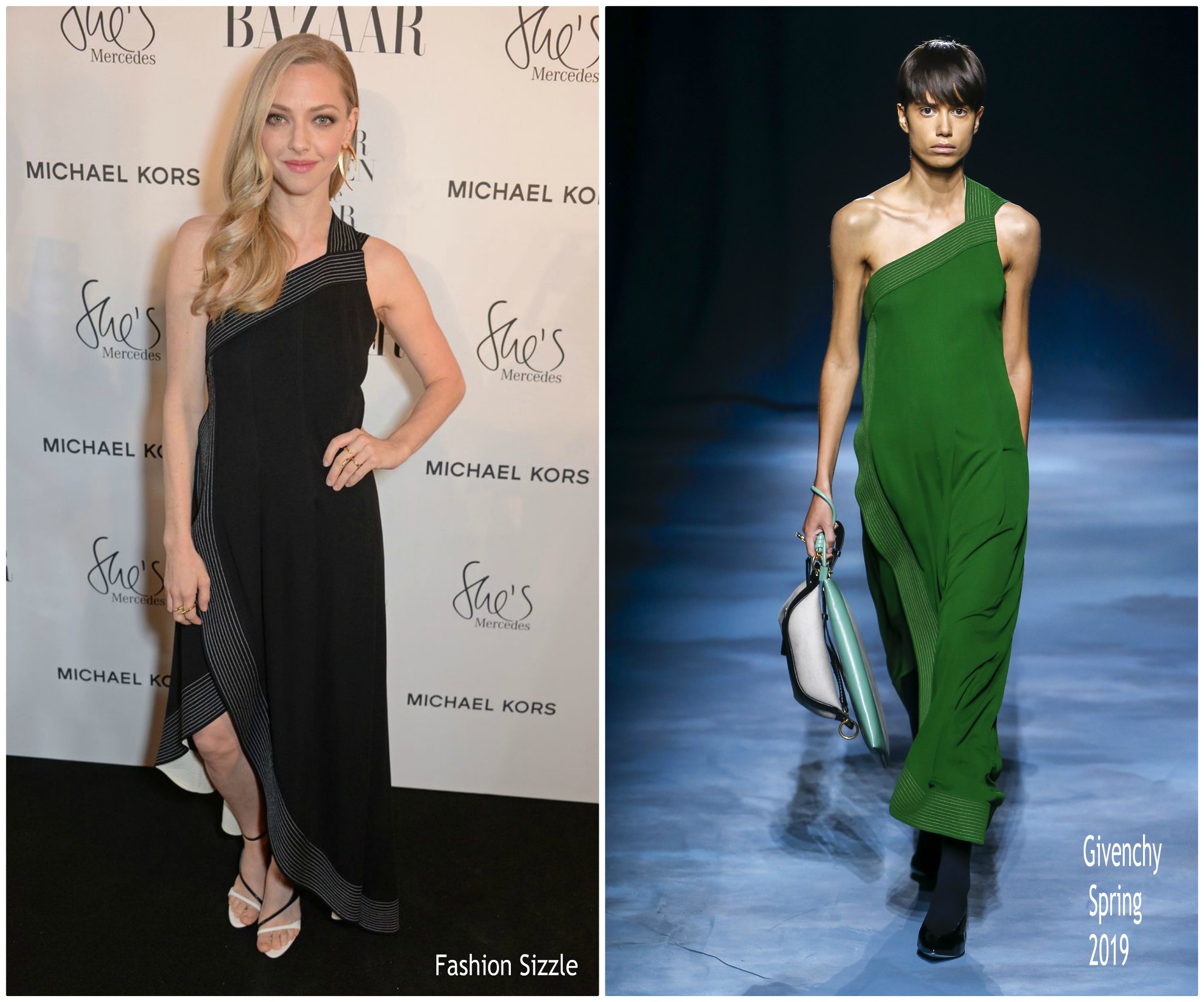 Amanda Seyfried In Givenchy  @ 2018 Harper’s Bazaar Women of the Year Awards