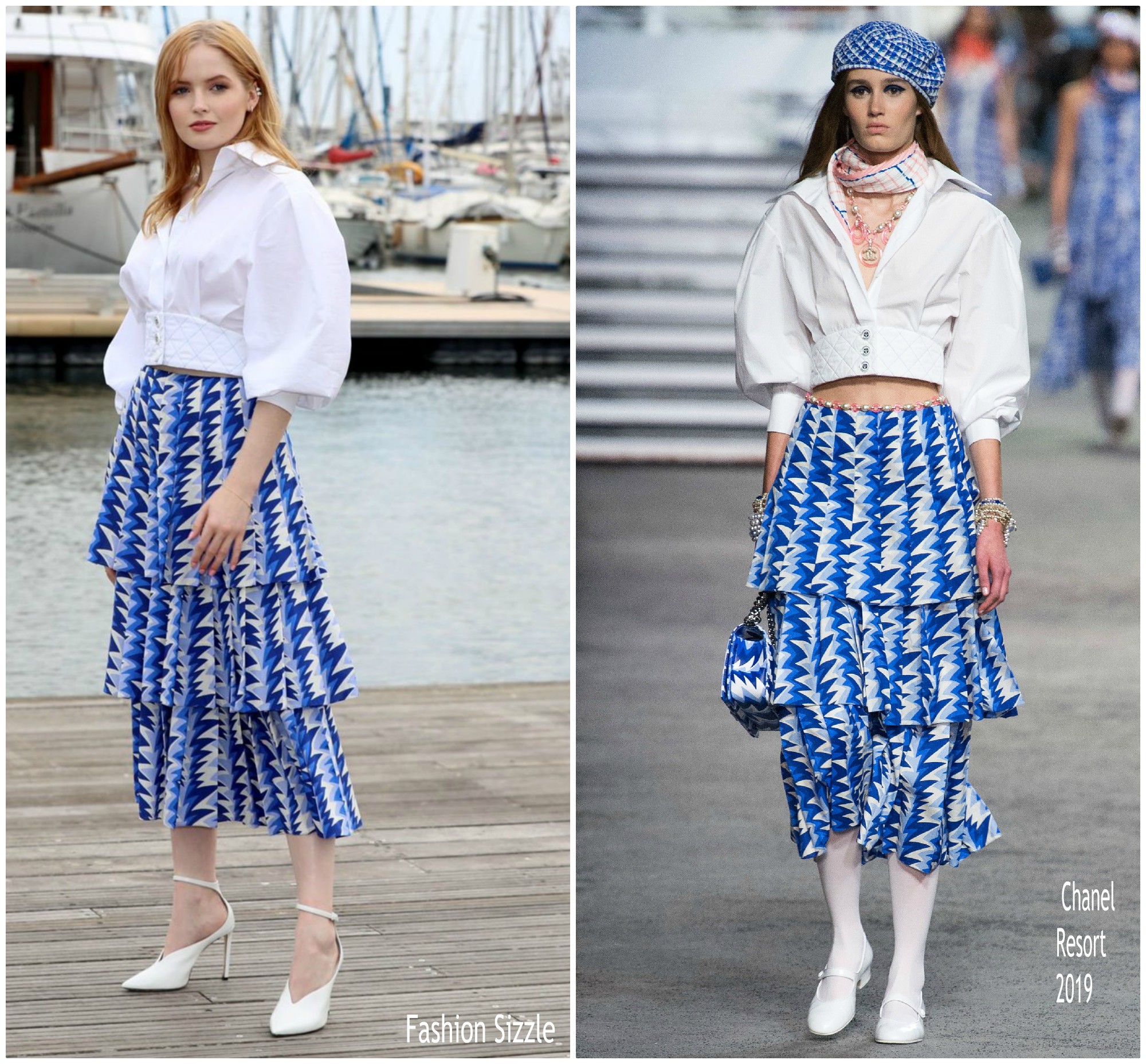 ellie-bamber-in-chanel-les-miserables-MIPCOM-2018-photocall