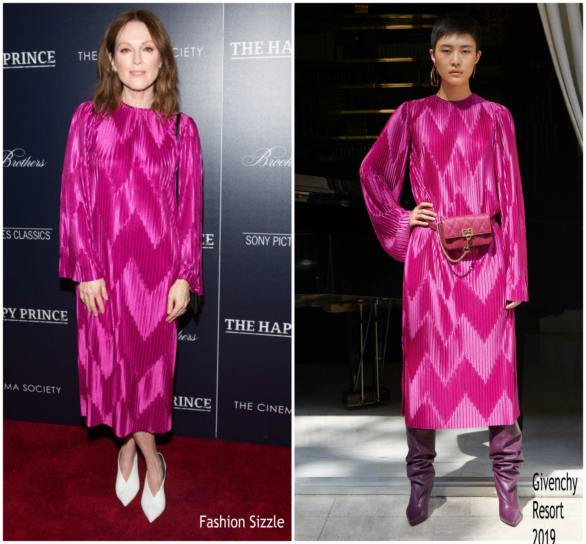 Julianne Moore In Givenchy  @ ‘The Happy Prince’ New York Screening