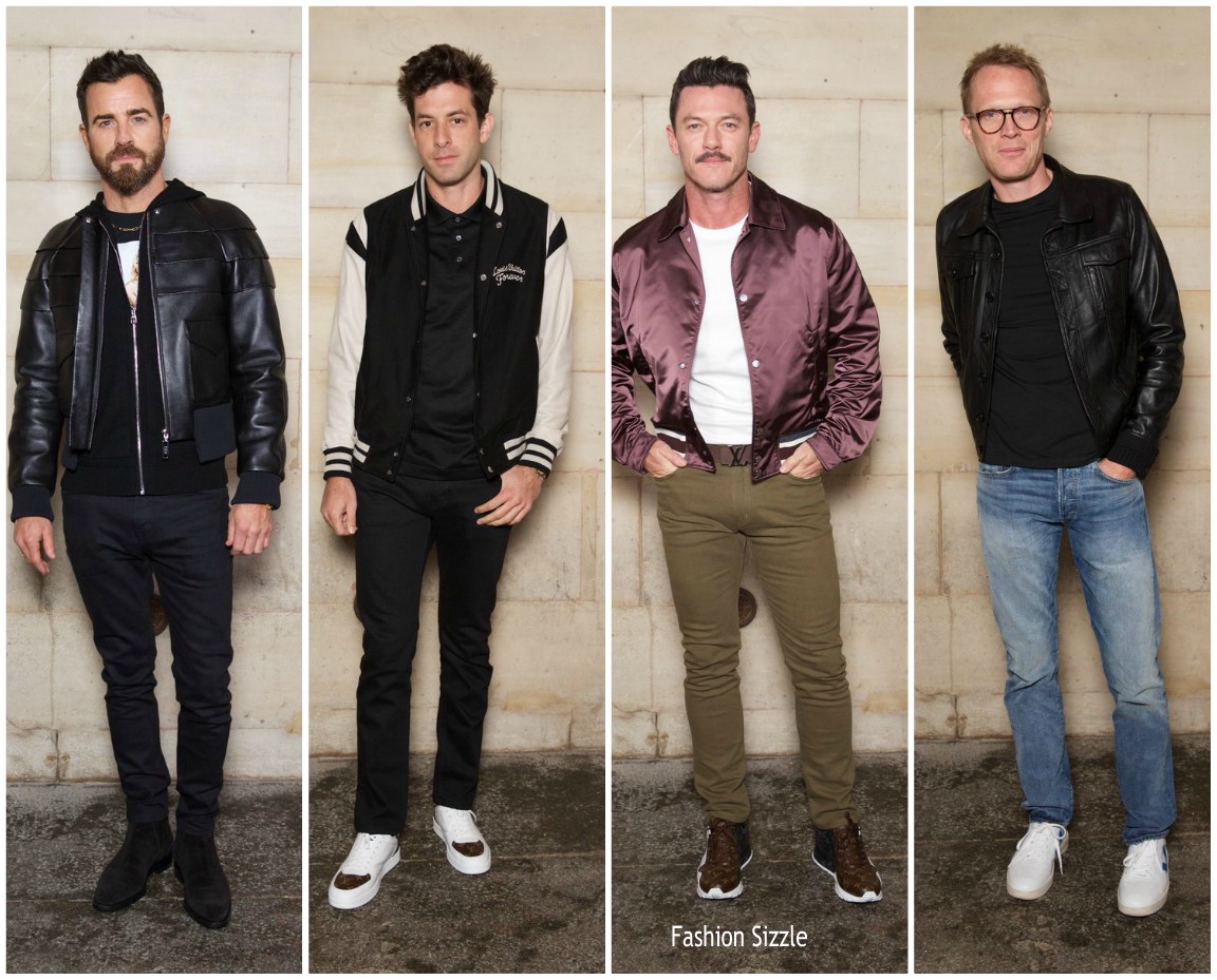 Justin Theroux, Mark Ronson, Luke Evans & Paul Bettany  @ Louis Vuitton Spring 2019