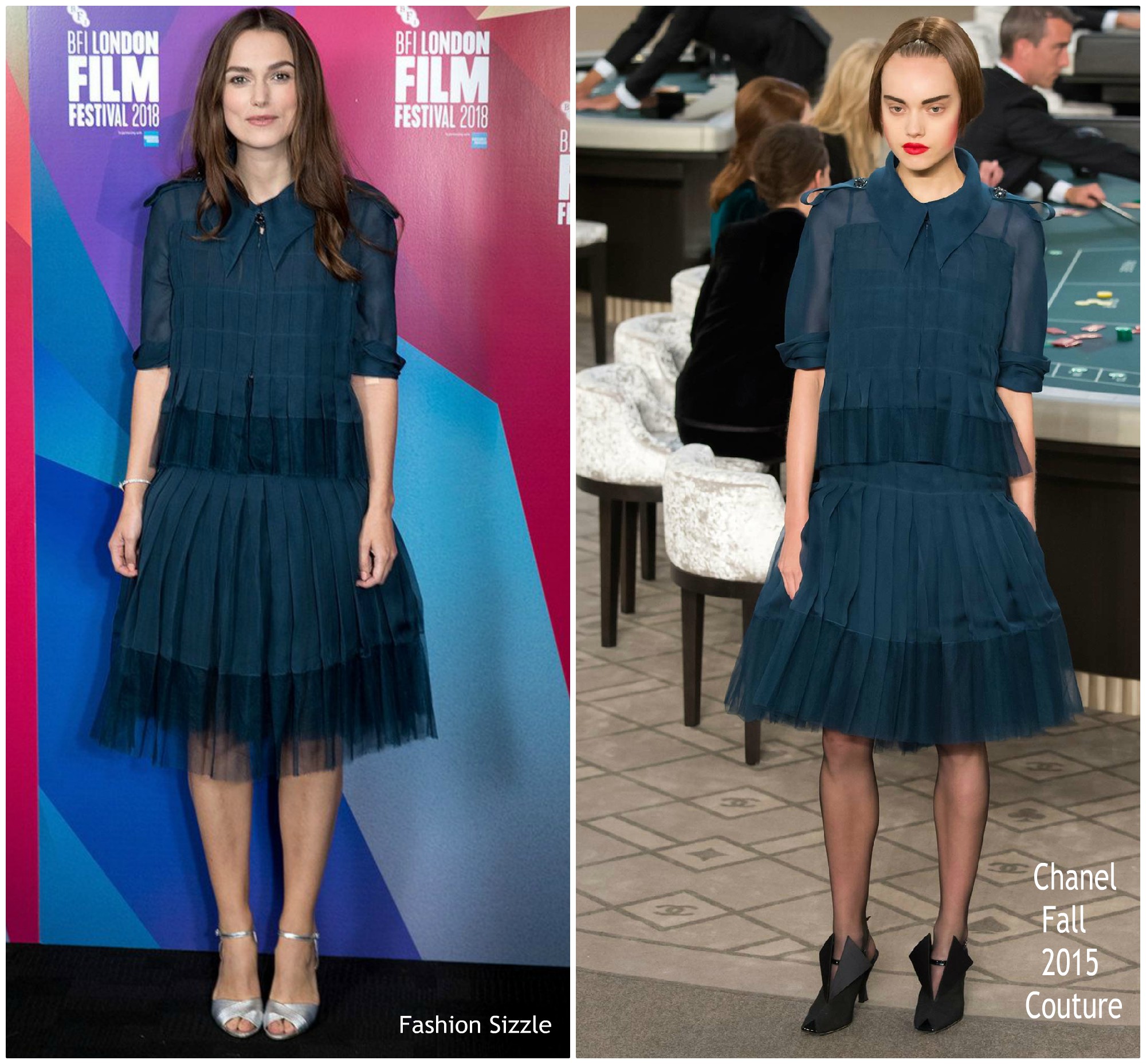Keira Knightley in Chanel  Couture @ ‘Screen Talks’ at the 62nd BFI London Film Festival