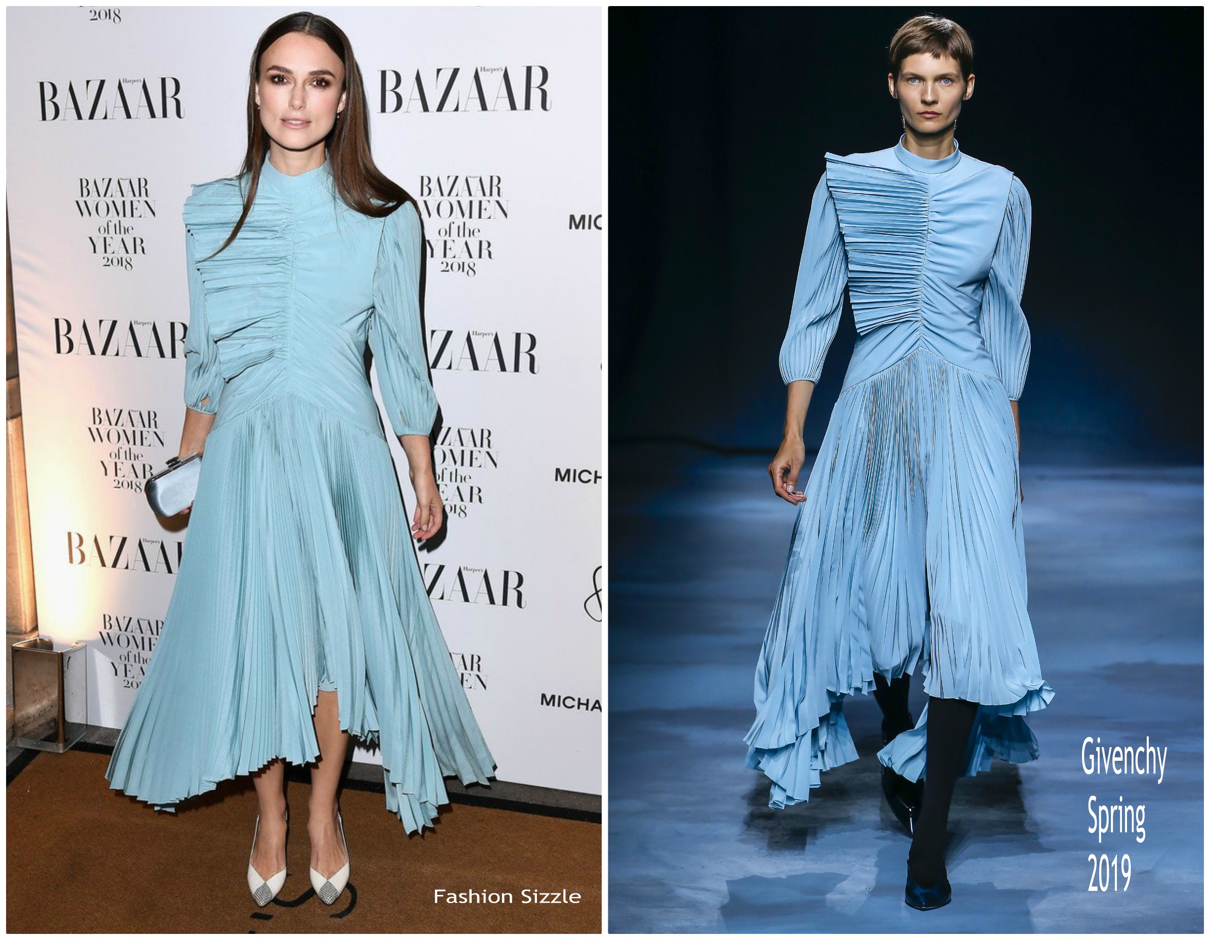 Keira Knightley In Givenchy @ 2018 Harper’s Bazaar Women of the Year Awards