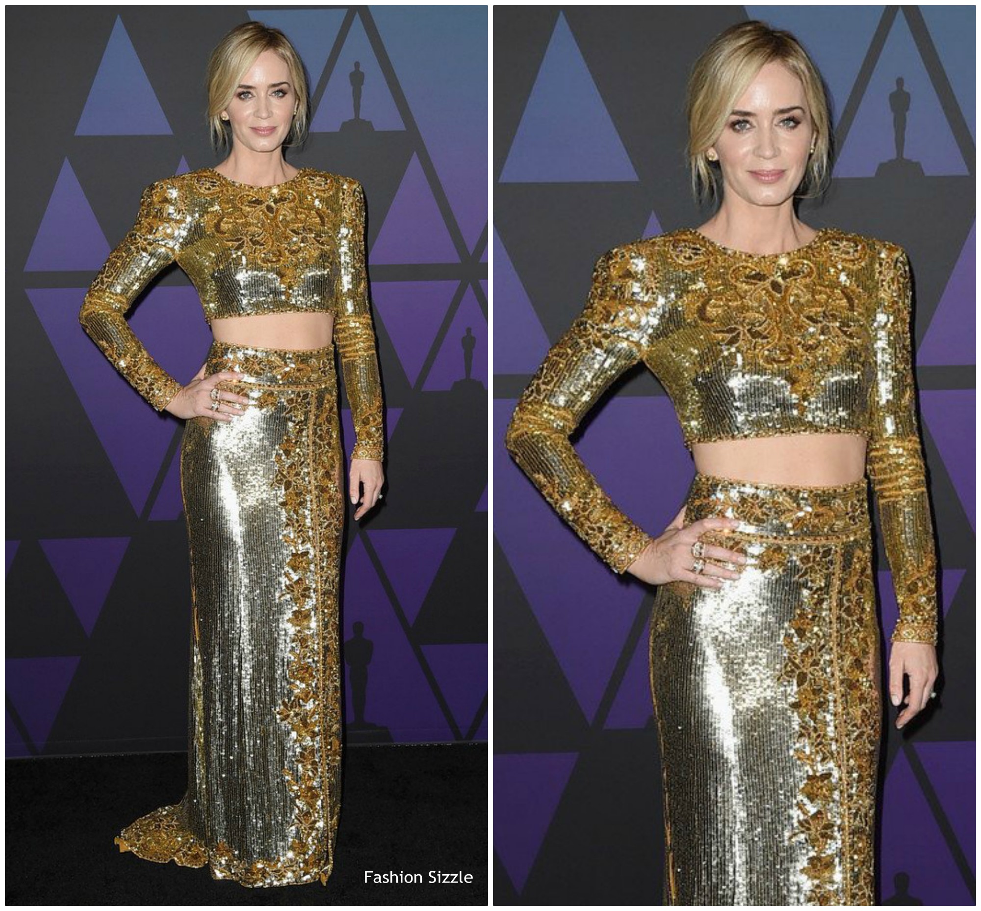 Emily Blunt in Dundas @  2018 Governors Awards
