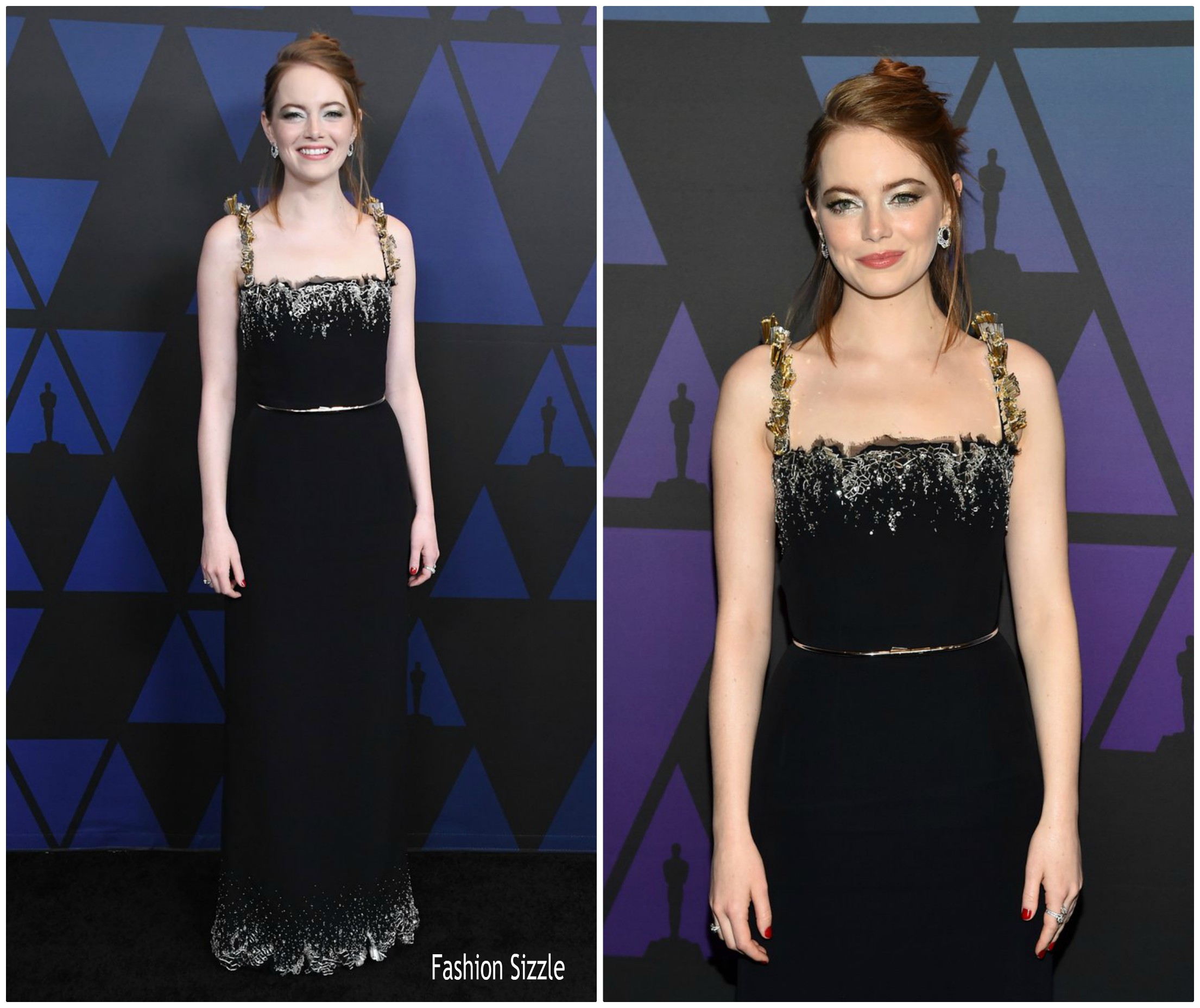 Emma Stone In Louis Vuitton  @  2018 Governors Awards
