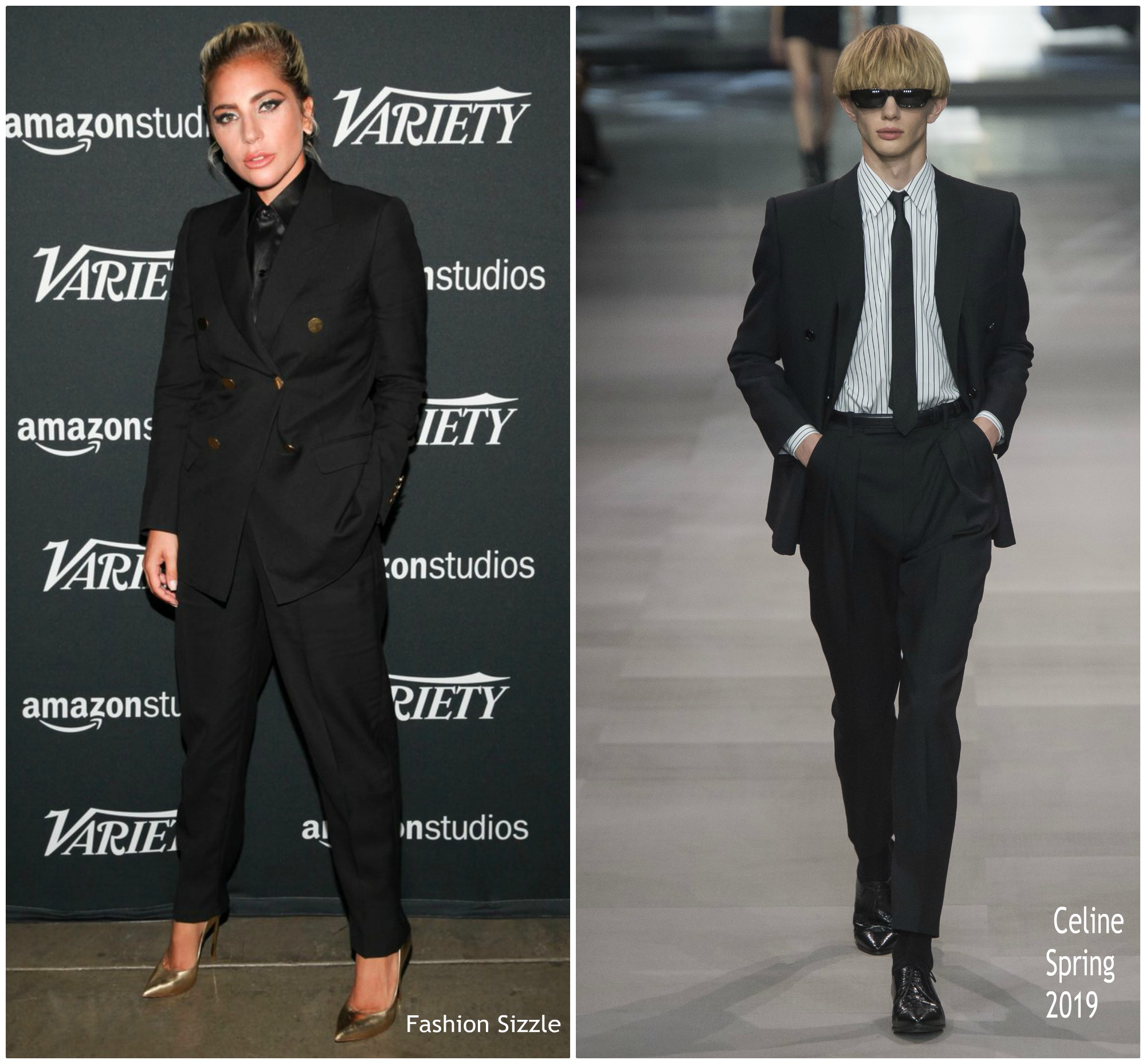 Lady Gaga In Celine @ Variety’s Actors on Actors Awards Studio, Day 1