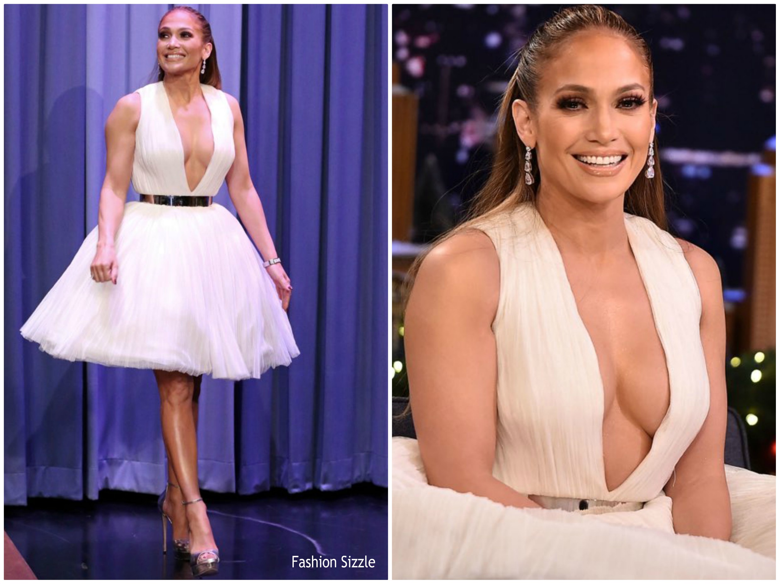 Jennifer Lopez In Saiid Kobeisy  @ The Tonight Show Starring Jimmy Fallon