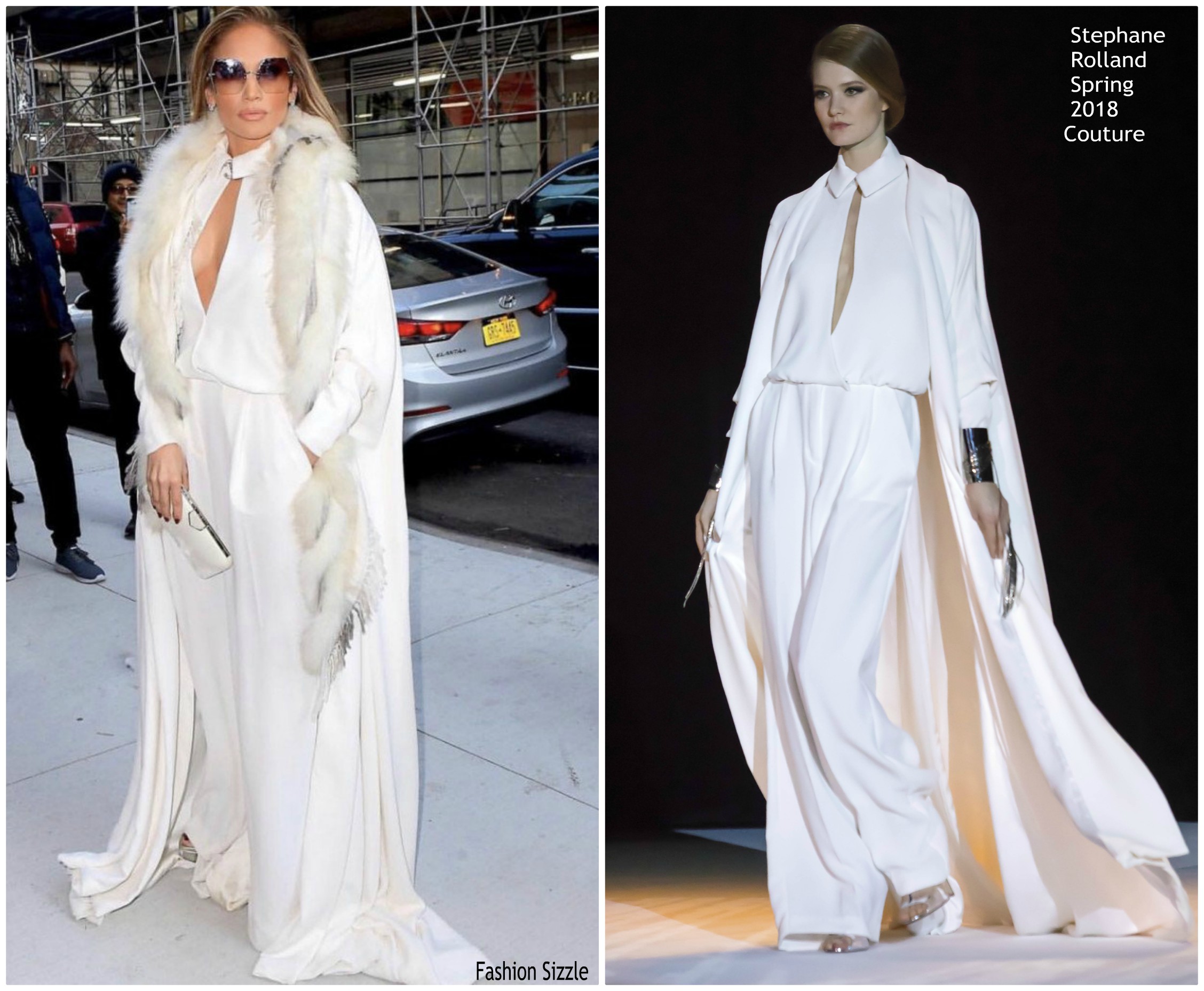 Jennifer Lopez in Stephane Rolland Couture  @ Watch What Happens Live