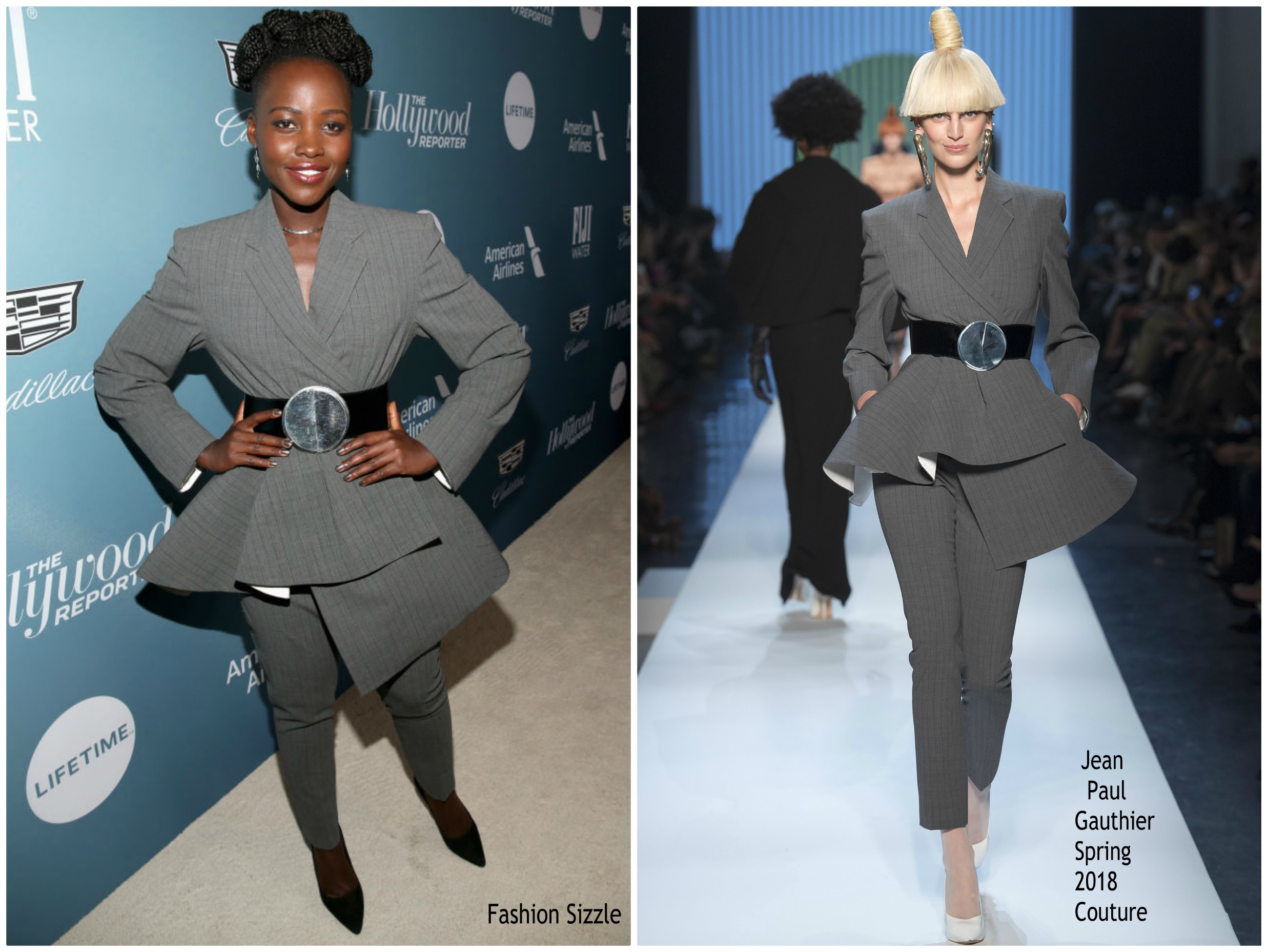 Lupita Nyong’o In Jean Paul Gaultier Haute Couture  @ The Hollywood Reporter’s Power 100 Women In Entertainment