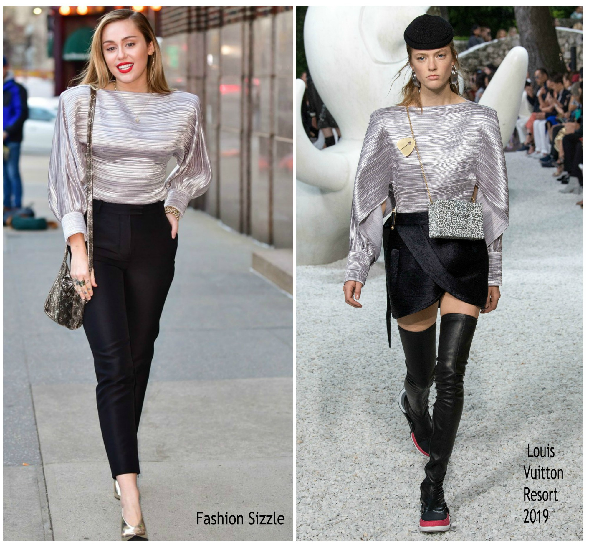 Miley Cyrus In Louis Vuitton @  The Elvis Duran Z100 Morning Show
