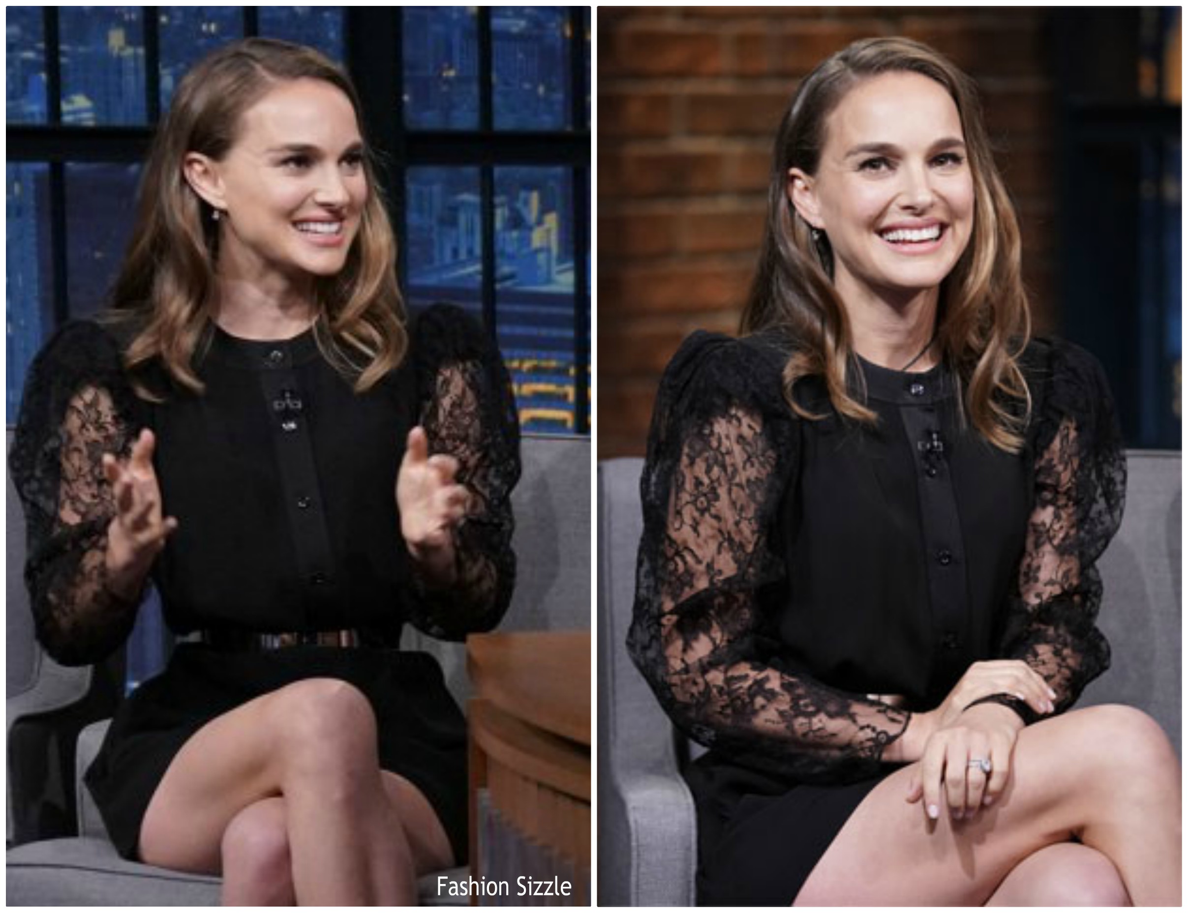 Natalie Portman In  Givenchy@ Late Night with Seth Meyers