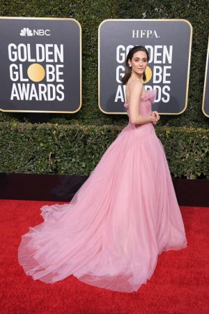 Emmy Rossum In Monique Lhuillier @ 2019 Golden Globe Awards