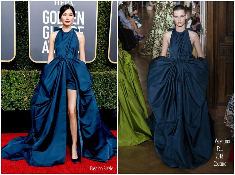 Gemma Chan In Valentino Haute Couture @ 2019 Golden Globe Awards