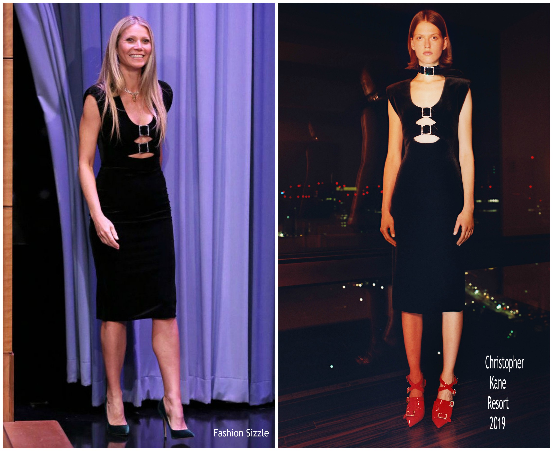 Gwyneth Paltrow In Christopher Kane @ The Tonight Show Starring Jimmy Fallon