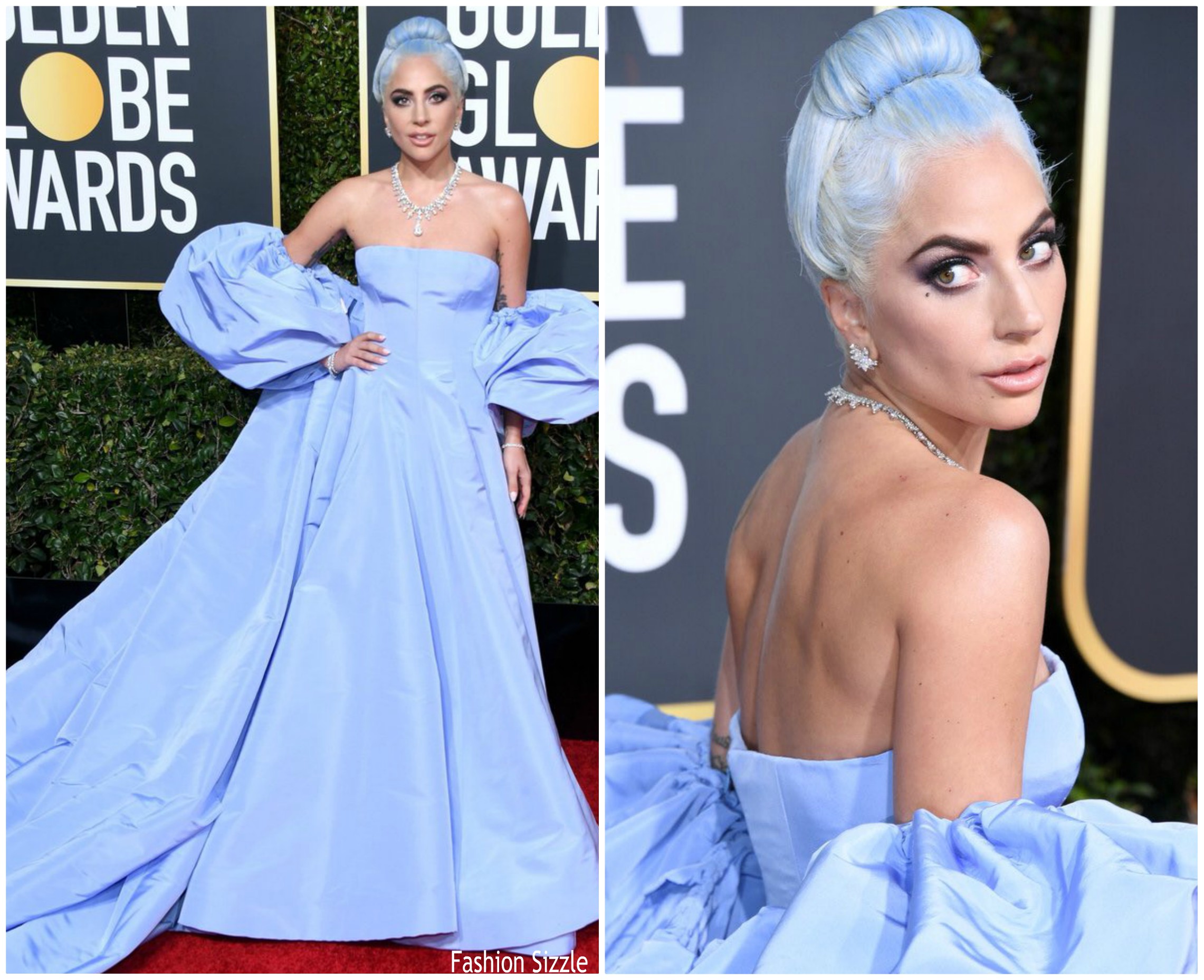 Lady Gaga In Valentino Haute Couture  @ 2019 Golden Globe Awards