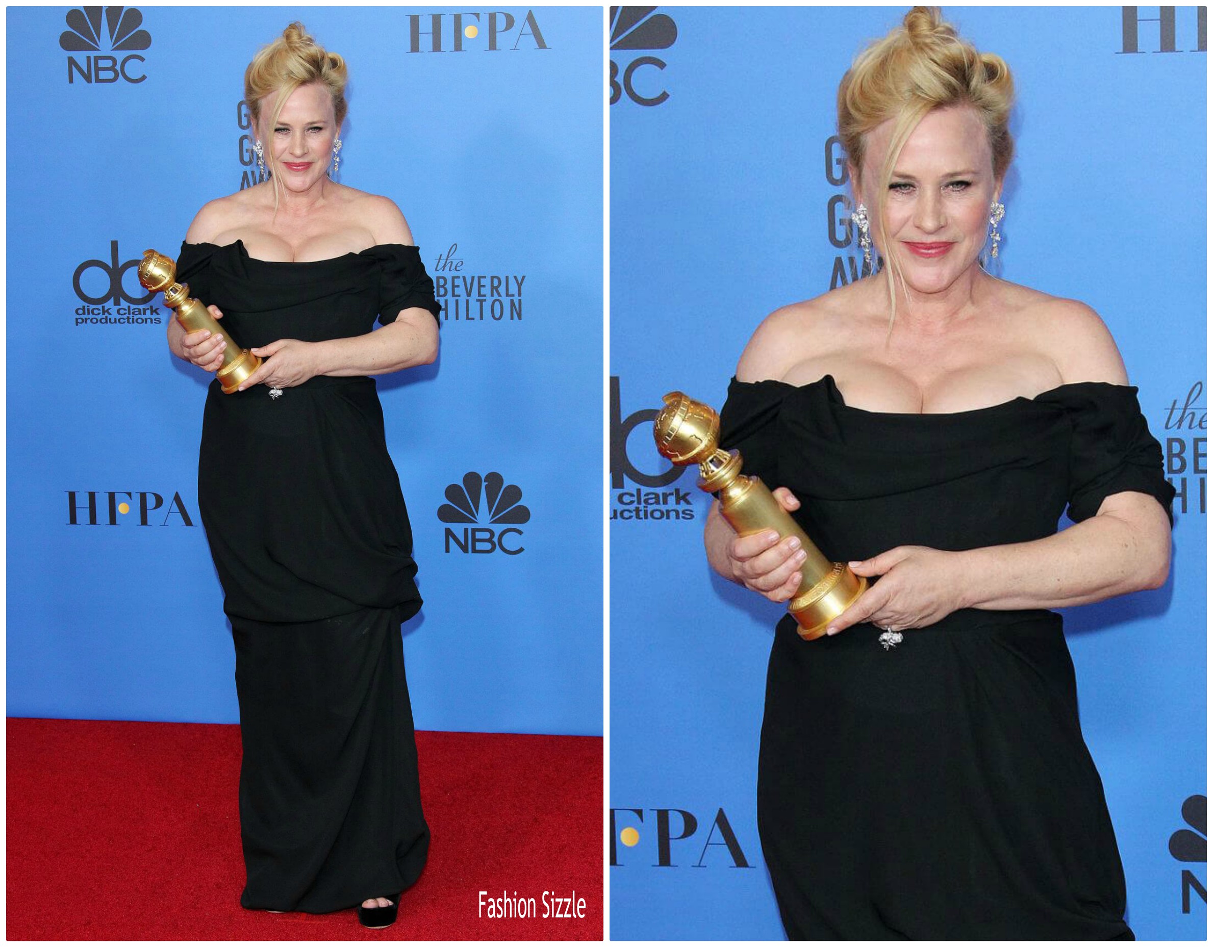 Patricia Arquette In Vivienne Westwood @ 2019 Golden Globe Awards
