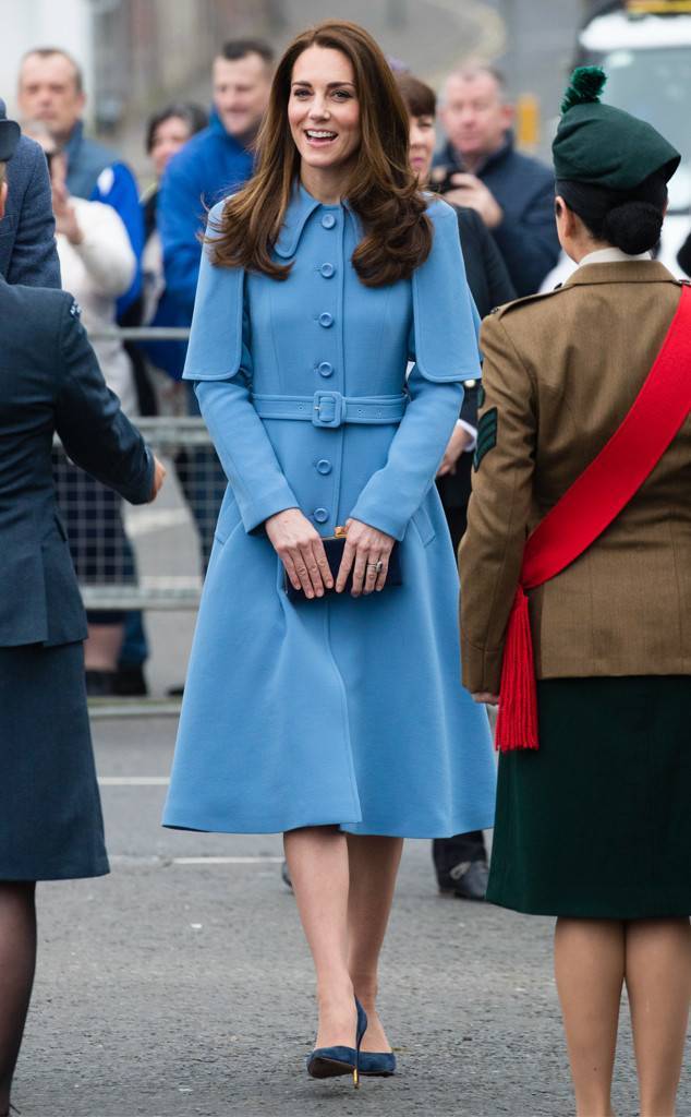 Catherine, Duchess of Cambridge In Mulberry @ Cinemagic Visit