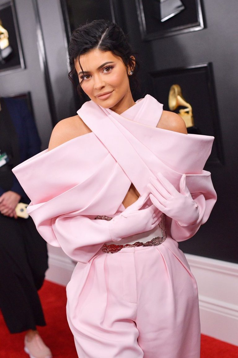 Kylie Jenner In Balmain Haute Couture 2019 Grammy Awards