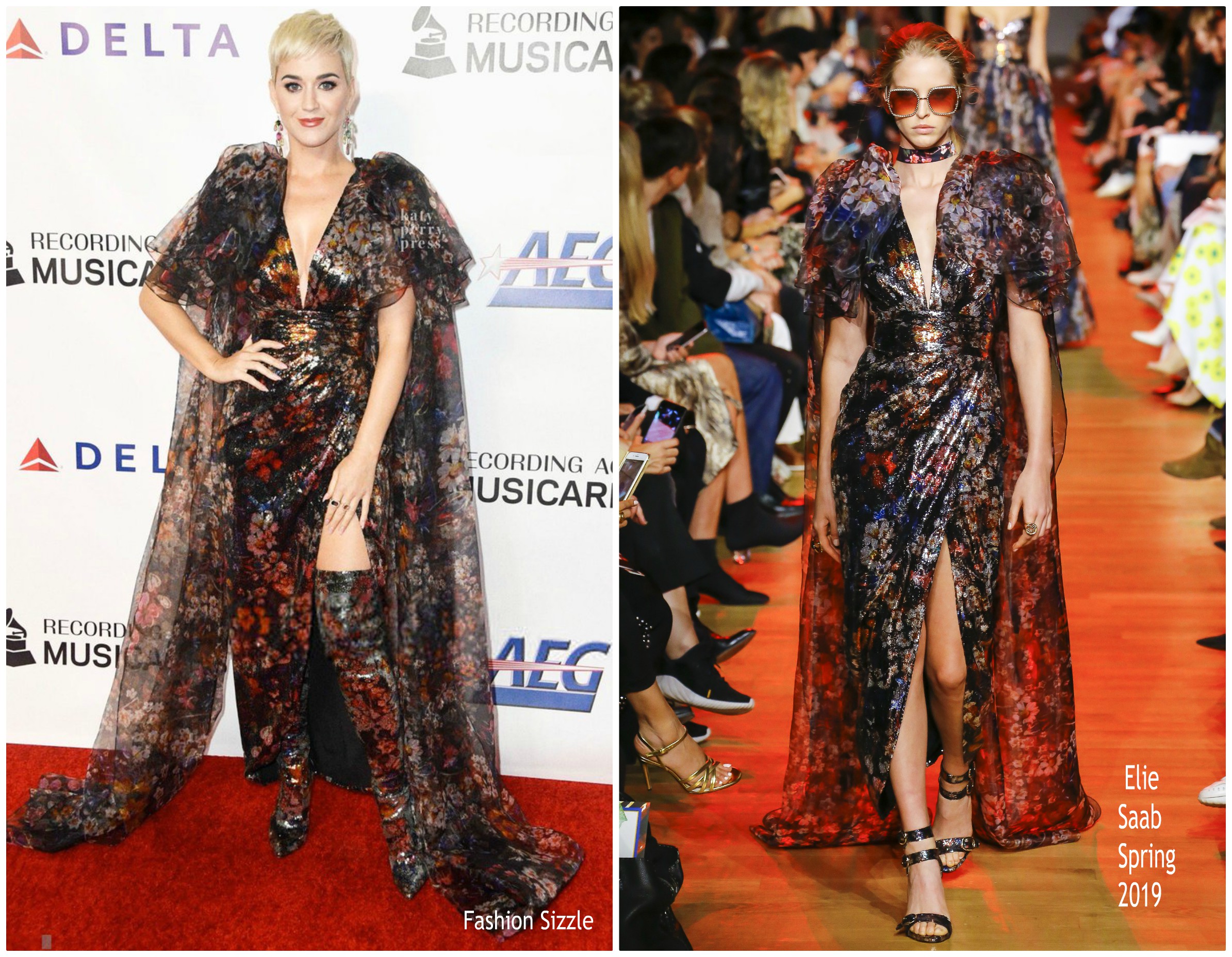 Katy Perry In Elie Saab @ MusiCares Person Of The Year Honoring Dolly Parton