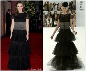 Keira Knightley In Chanel Haute Couture @ ‘The Aftermath’ World Premiere