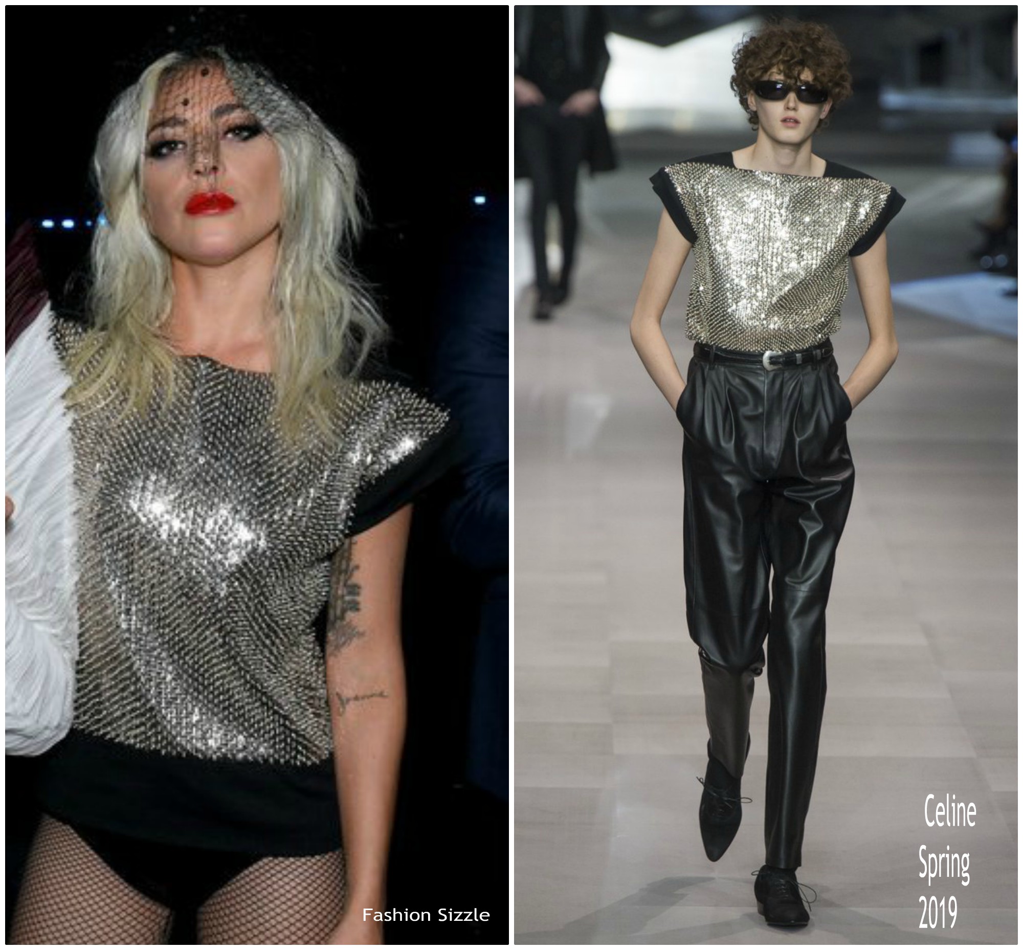 Lady Gaga In Celine @ 2019 Grammy  Awards
