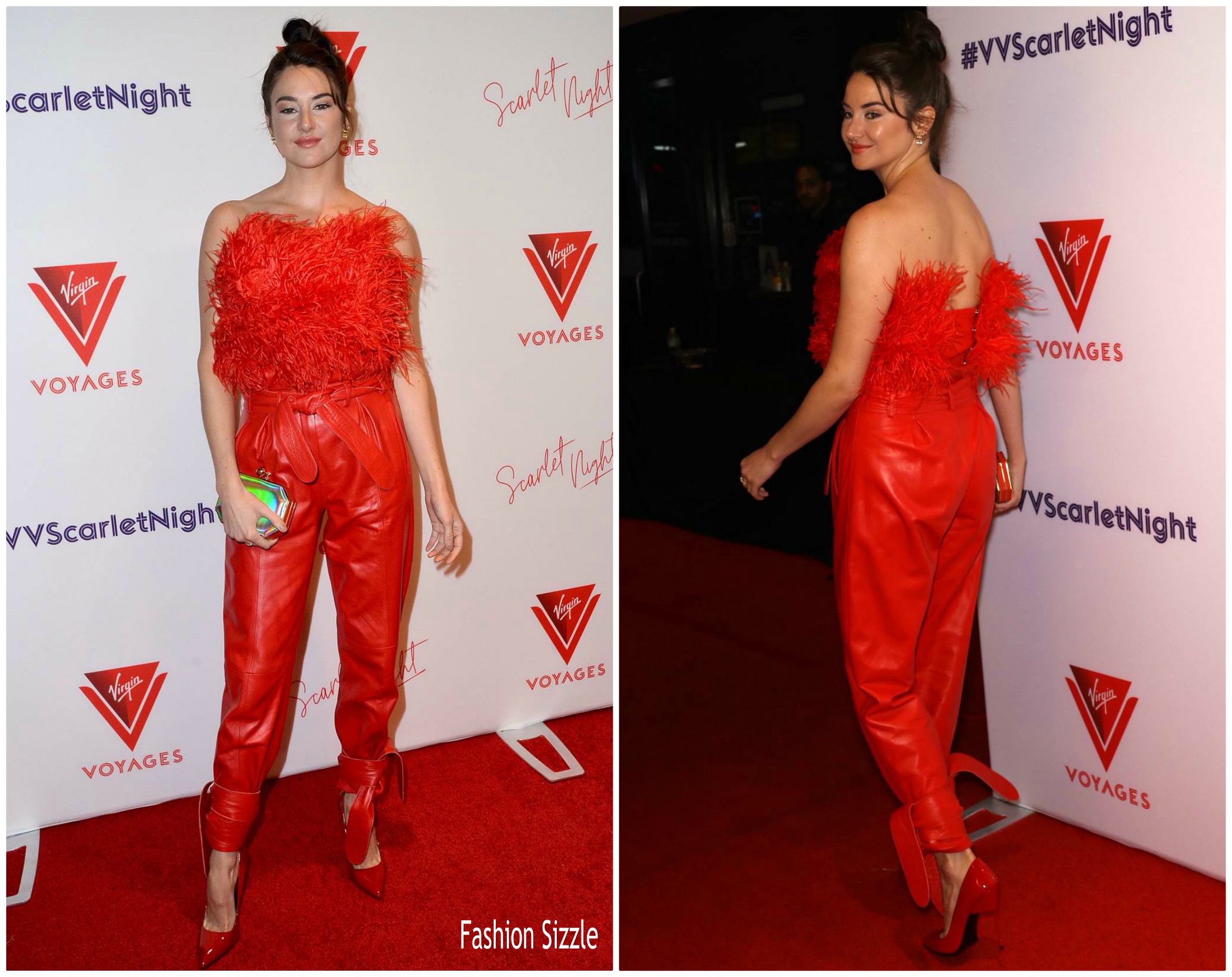 Shailene Woodley In Attico @ Virgin Voyages Hosts Scarlet Night