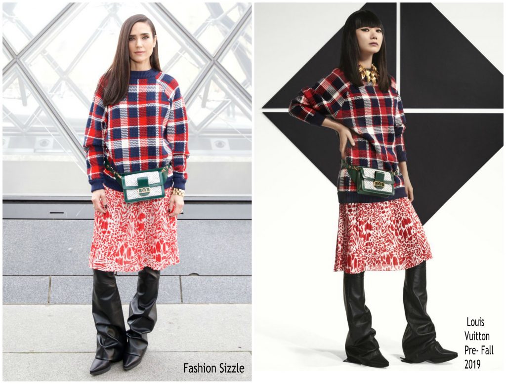Jennifer Connelly In Louis Vuitton @ Louis Vuitton Autumn-Winter 2019-2020 Fashion Show ...