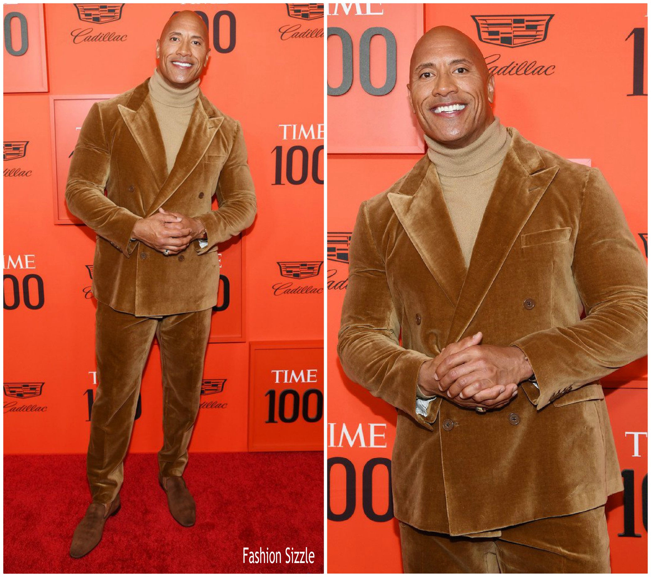 Dwayne Johnson  In Ralph Lauren @ TIME 100 Gala