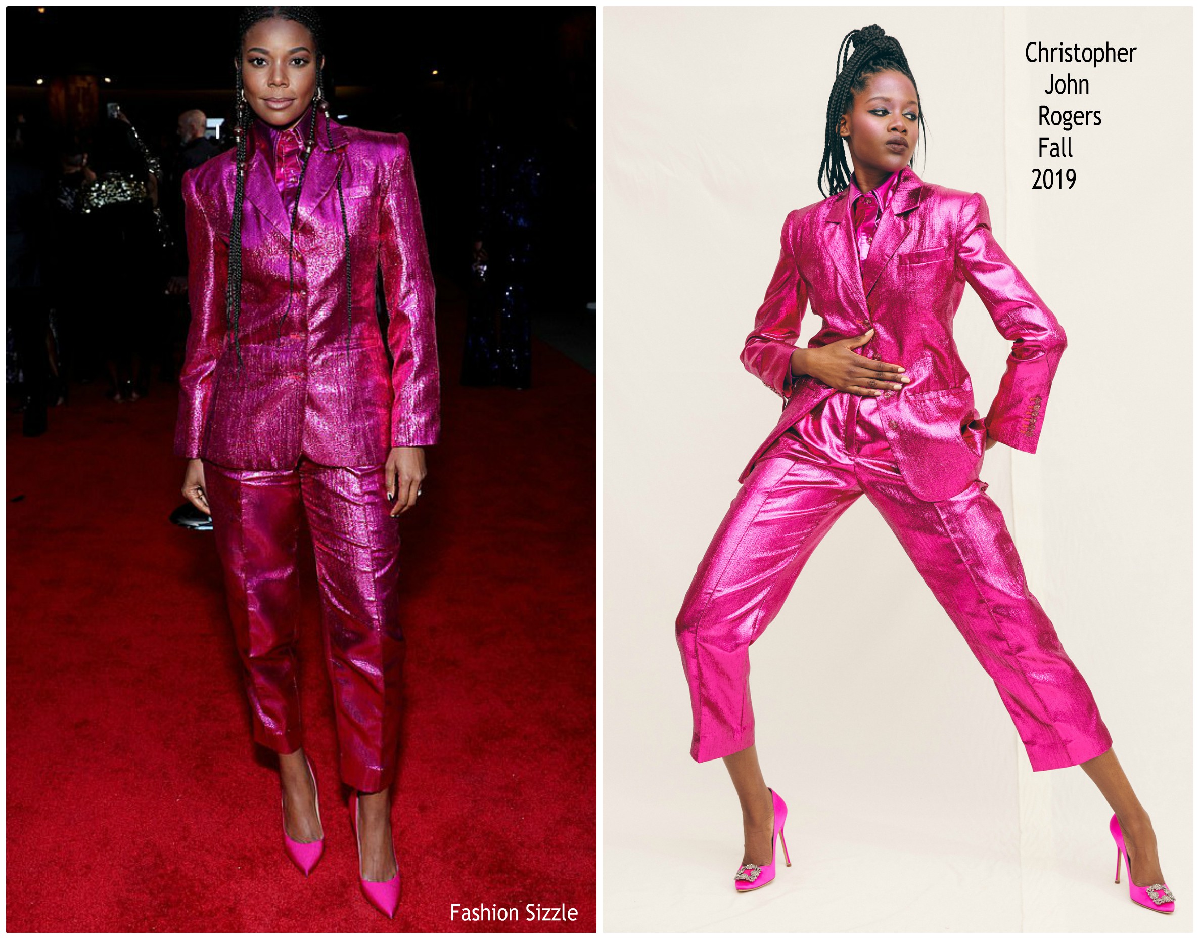 Gabrielle Union In Christopher John Rogers  @  BlackDesign Collective  Event