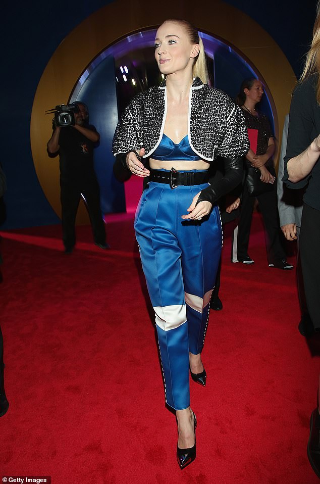 Sophie Turner Gets Futuristic in Louis Vuitton for X-Men Premiere