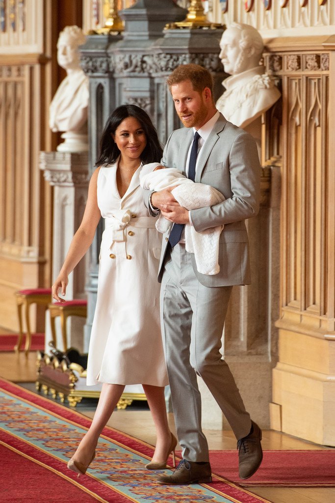 Meghan, Duchess of Sussex (in Wales Bonner) and Prince Harry, Duke of Sussex  Debuts Baby @ Windsor Castle