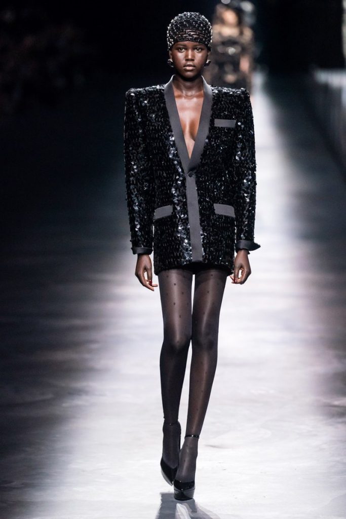 Anja Rubik In Saint Laurent by Anthony Vaccarello @ “‘Lux Aeterna ...