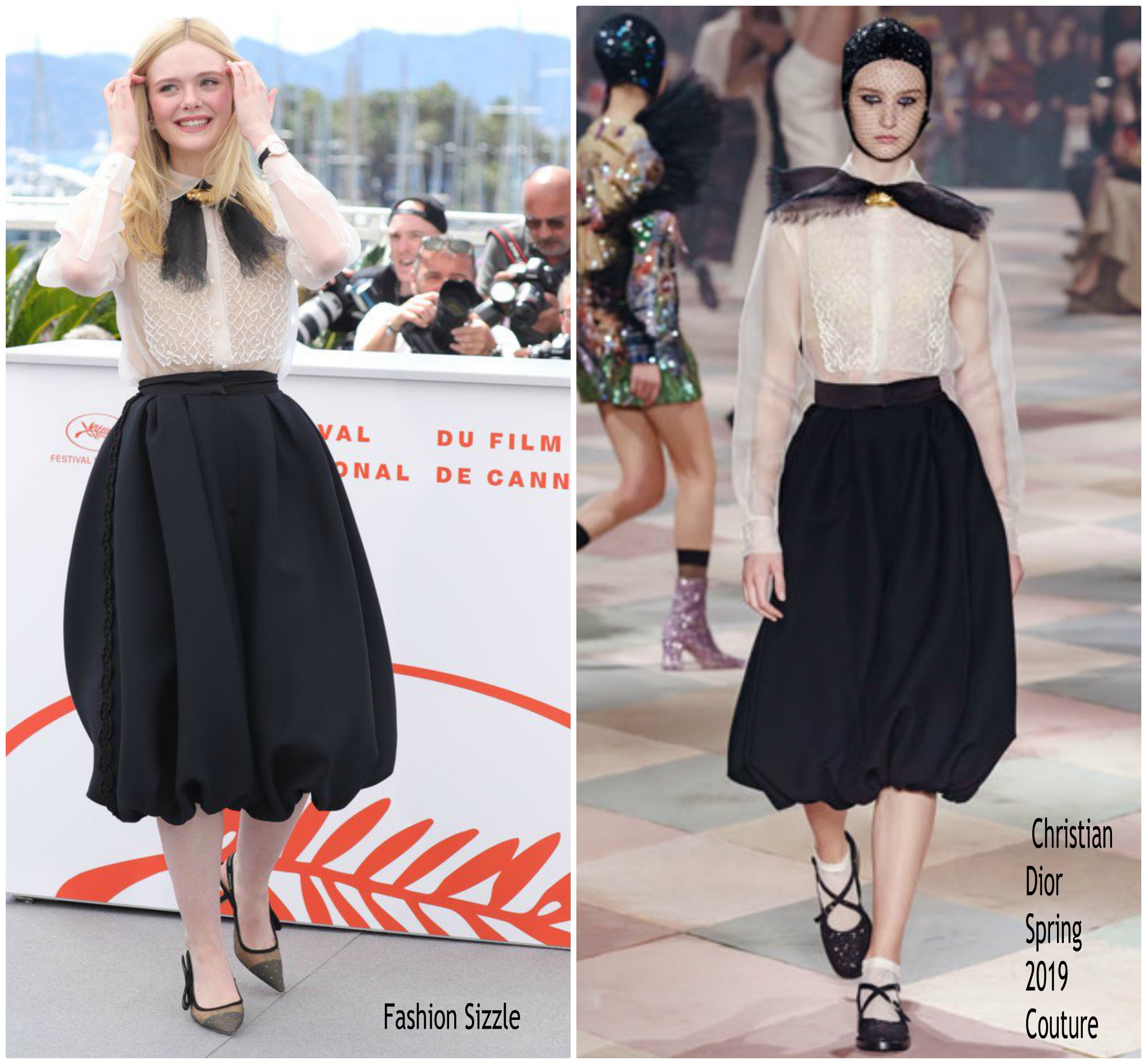 Elle Fanning in Christian Dior Haute Couture @ the 72nd Cannes Film Festival Jury Photocall