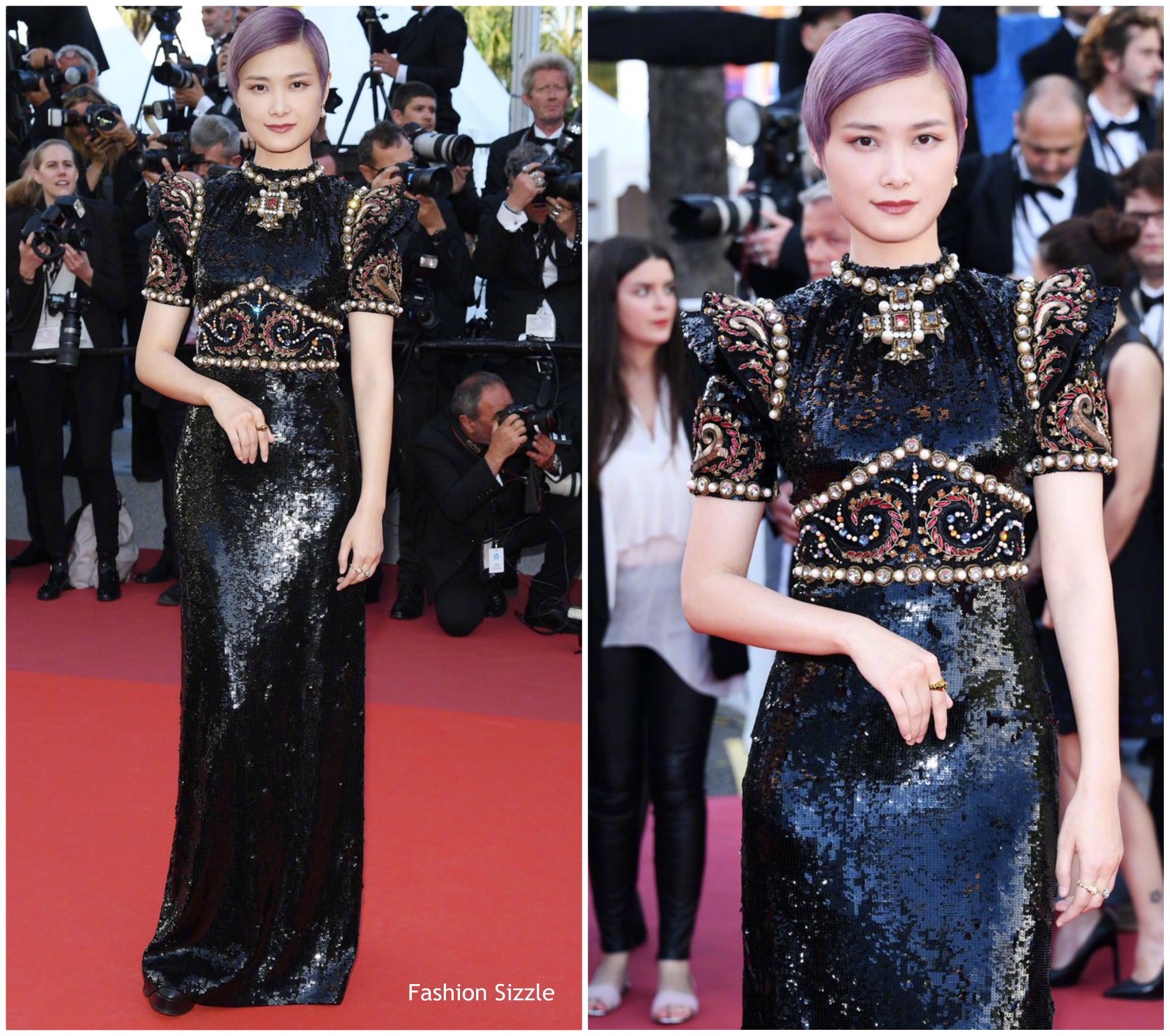 Li Yuchun in Gucci @ ‘Rocket Man’ Cannes Film Festival Premiere
