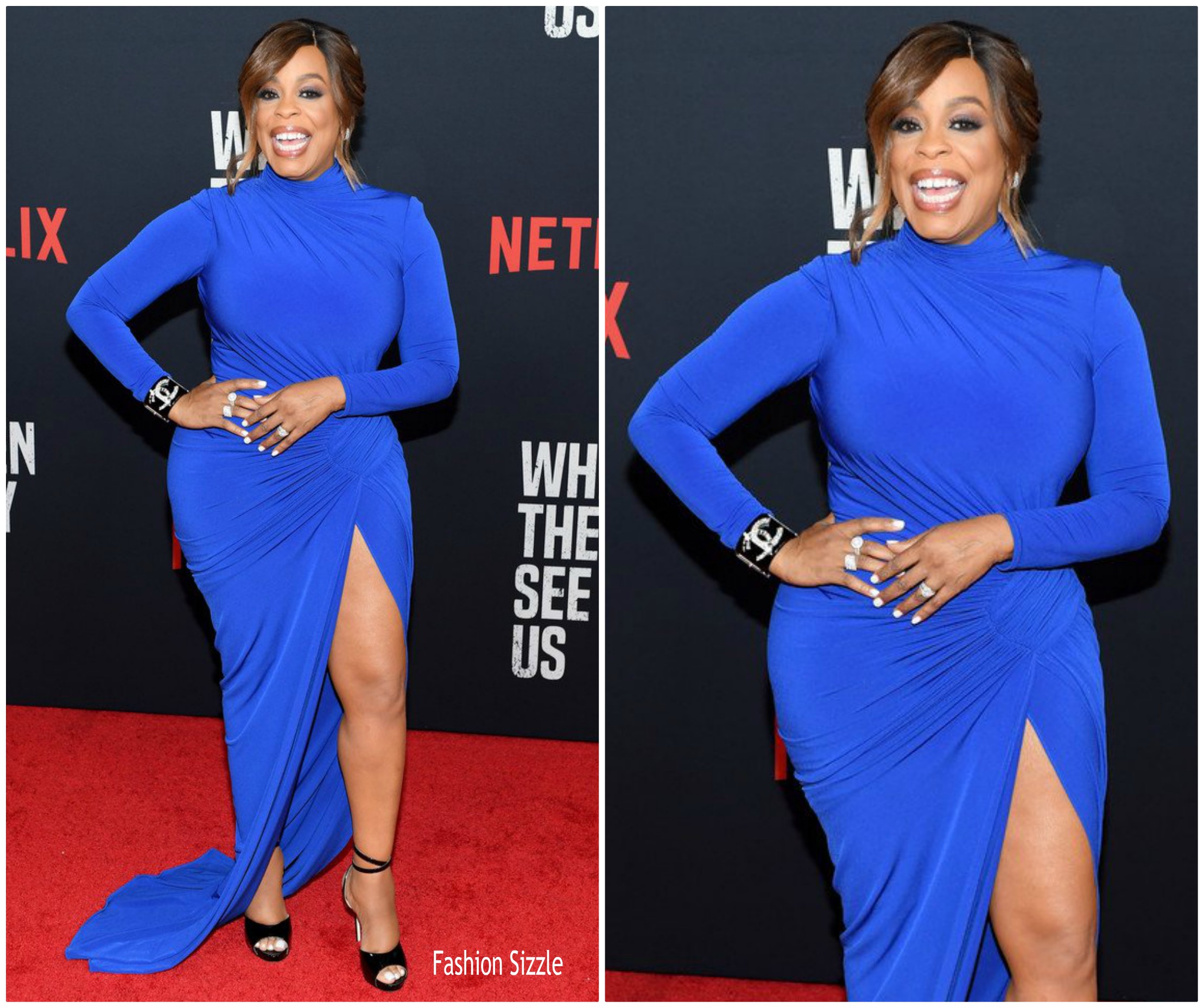 Niecy Nash  In  Jovani  @ ”When They See Us” New York Premiere